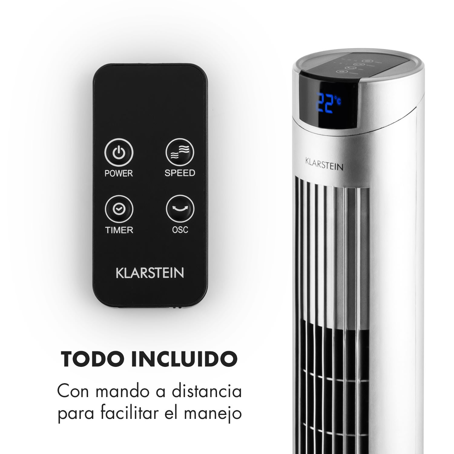 Skyscraper 2G Ventilador de pie panel tactil toque aroma mando distancia 