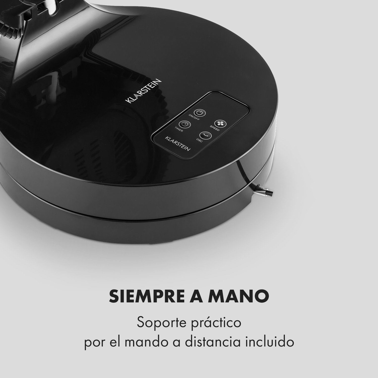 Touchstream BK ventilador de pie base de suelo 45W panel táctil mando 