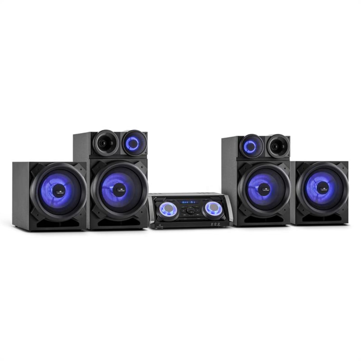 Mega Sound System Audio 720W DVD Bluetooth HDMI AV USB FM AUX