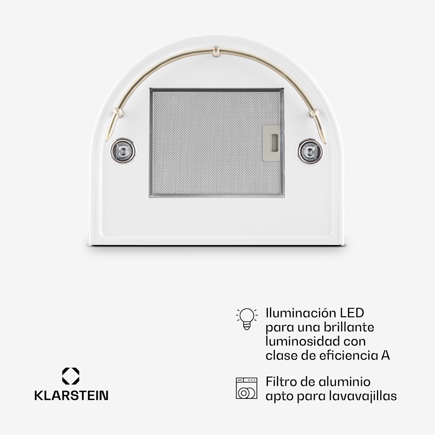  Campana extractora Lumio Primo Retro 60cm 490 m³/h Luces LED 