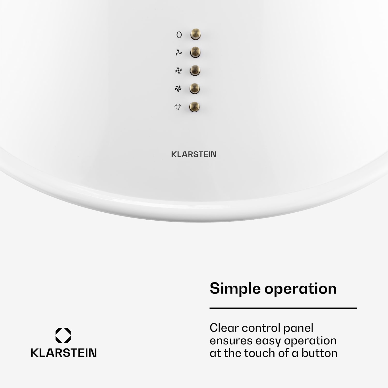  Lumio Primo retro afzuigkap 60 cm 490 m³/h ledverlichting Wit