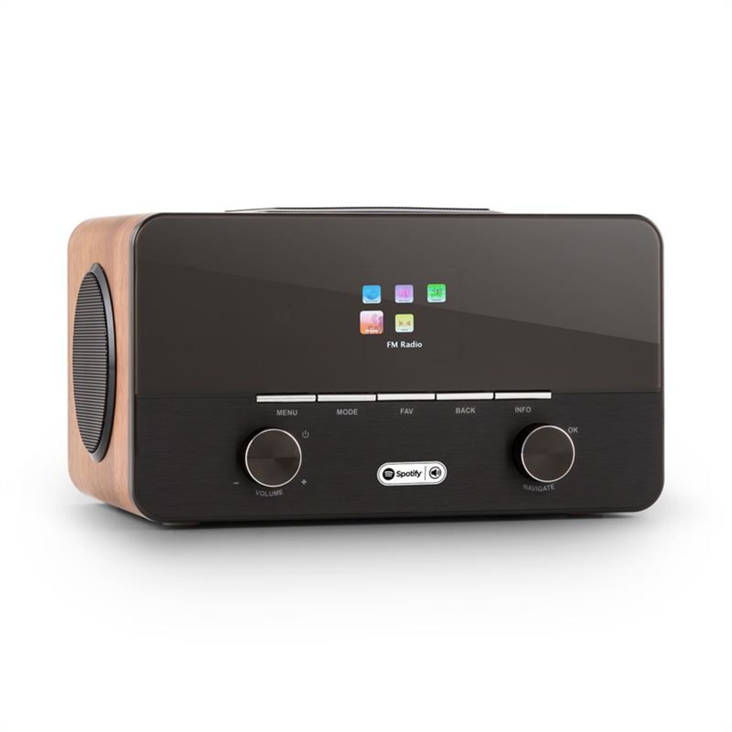 Connect 150, 2.1 internetni radio z media playerjem, Wi Fi, LAN, WD, USB, DAB+, FM, RDS Oreh