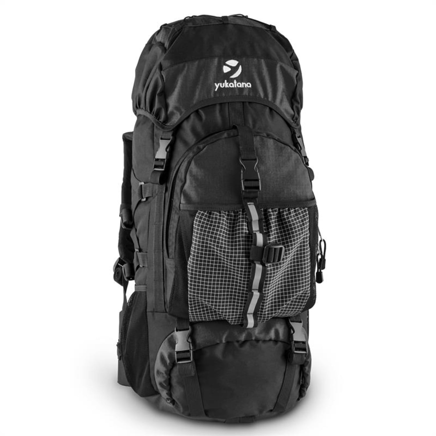 Thurwieser 2015 BK, turistický batoh s objemem 55 l, nylon, odolný vůči vodě Černá