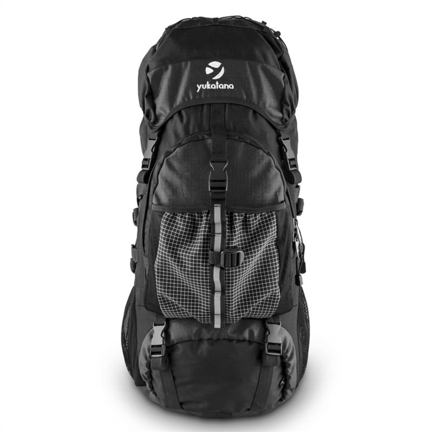 Thurwieser 2015 BK, turistický batoh s objemem 55 l, nylon, odolný vůči vodě Černá