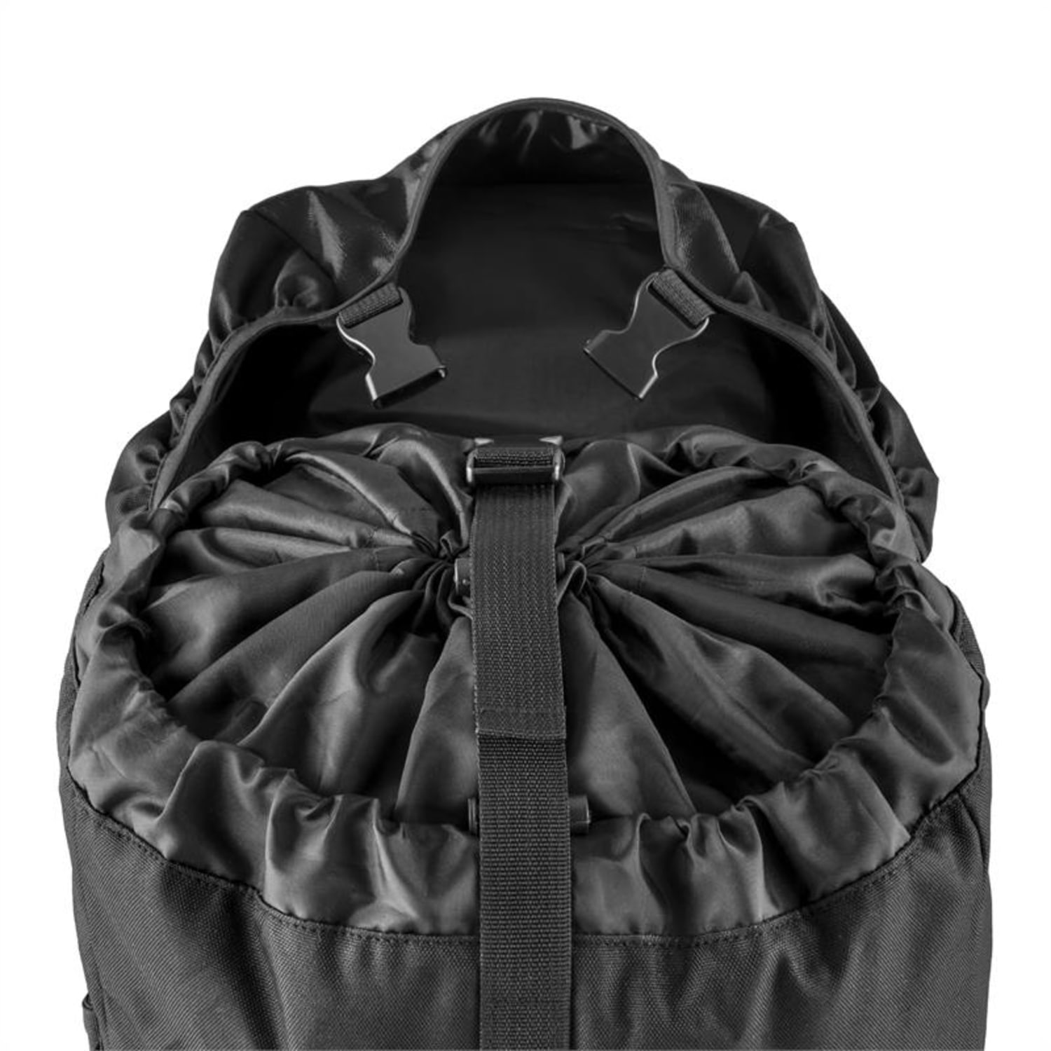 Thurwieser 2015 BK, turistický batoh s objemem 55 l, nylon, odolný vůči vodě Černá