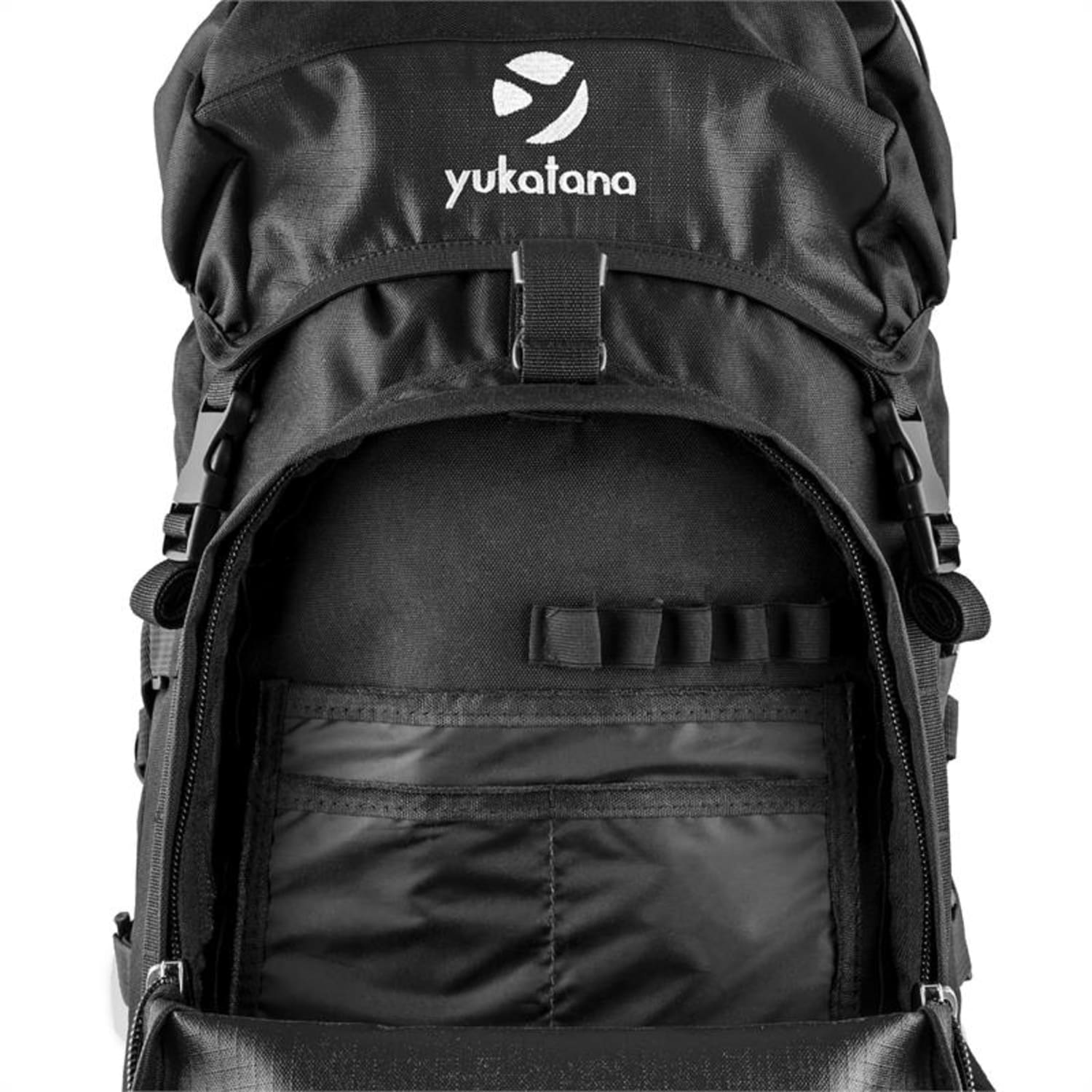 Thurwieser 2015 BK, turistický batoh s objemem 55 l, nylon, odolný vůči vodě Černá