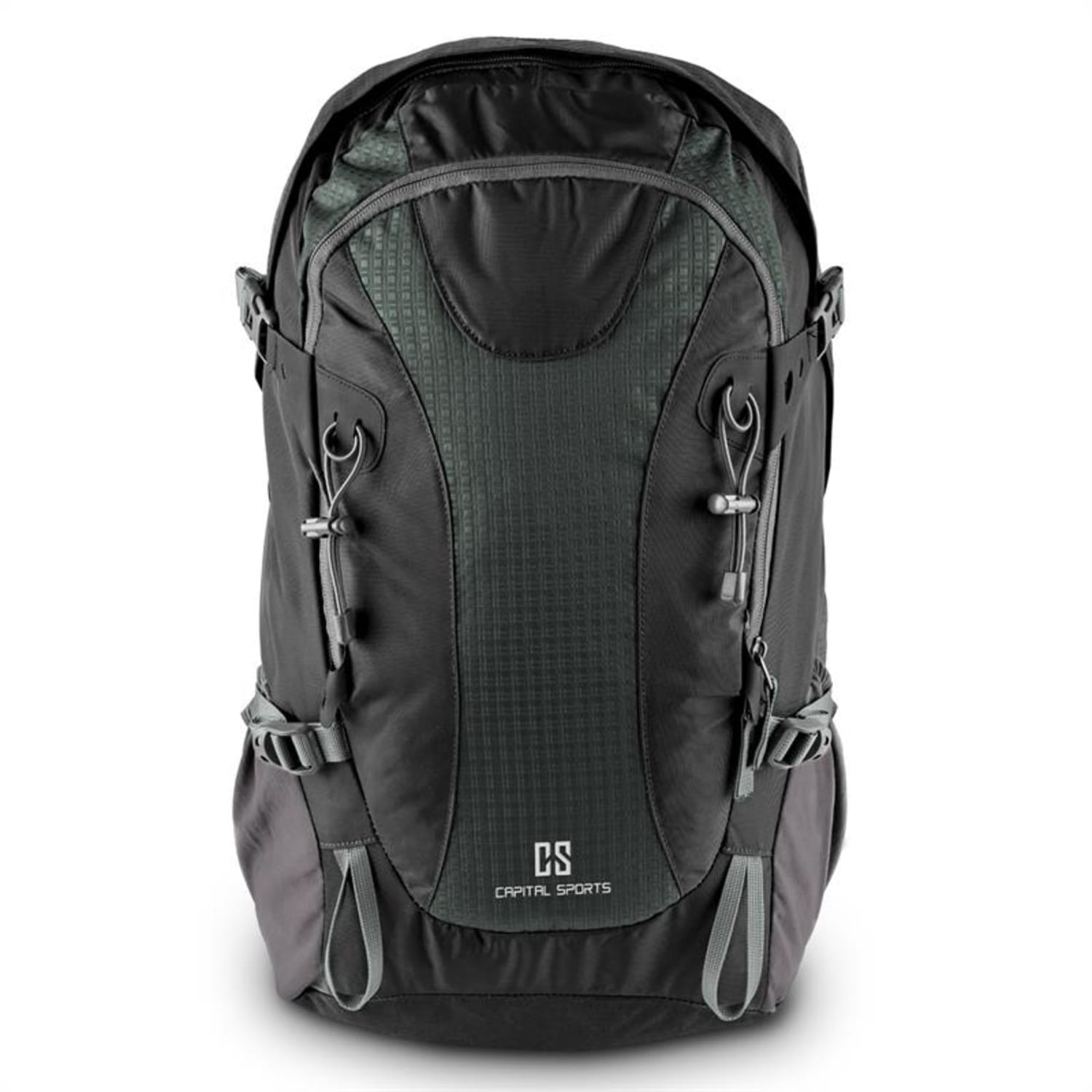 CS 38, 38l, batoh na turistiku a volný čas, nylon odpuzující vodu, černý Černá