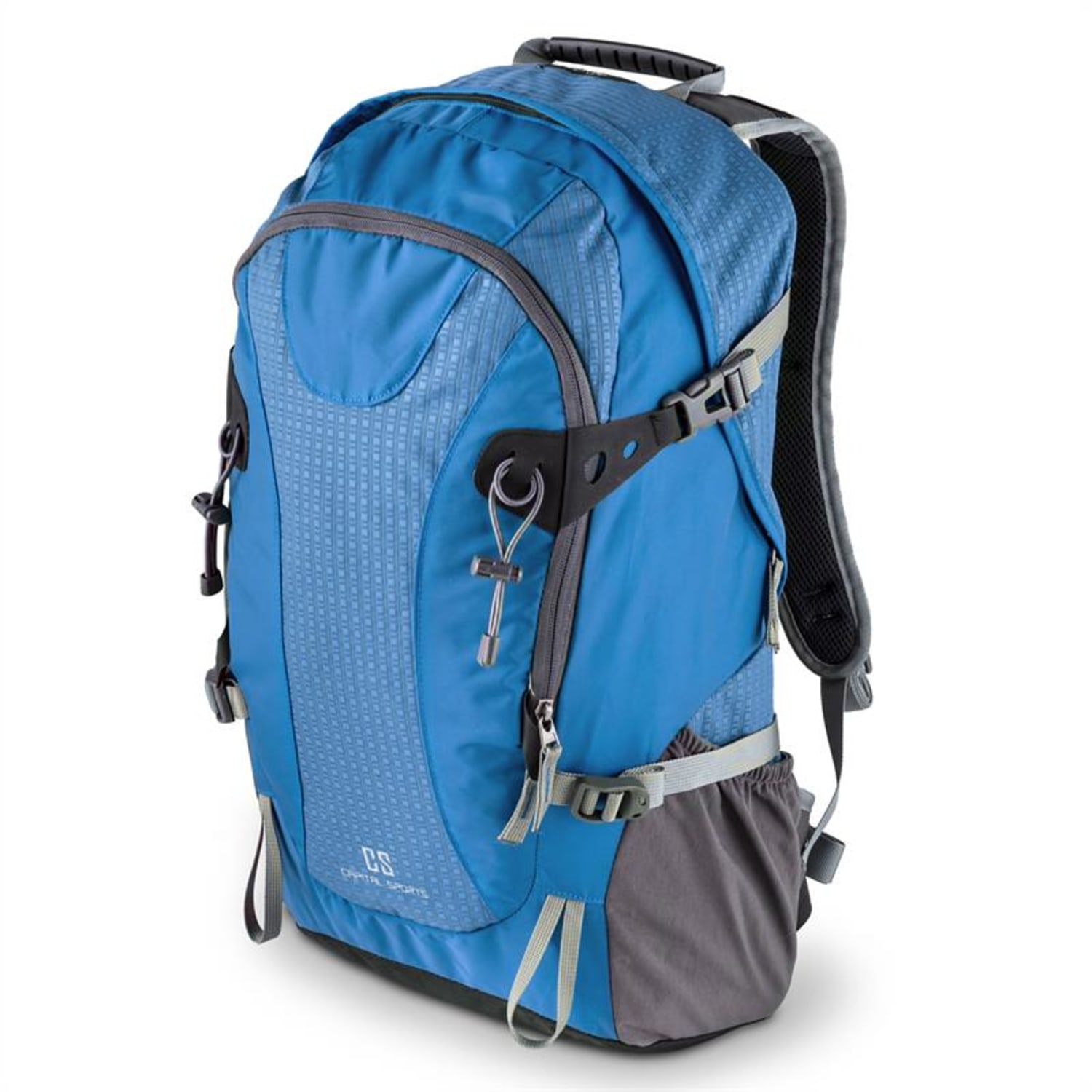 CS 38, 38 l, batoh na turistiku a volný čas, nylon odpuzující vodu, modrý Modrá