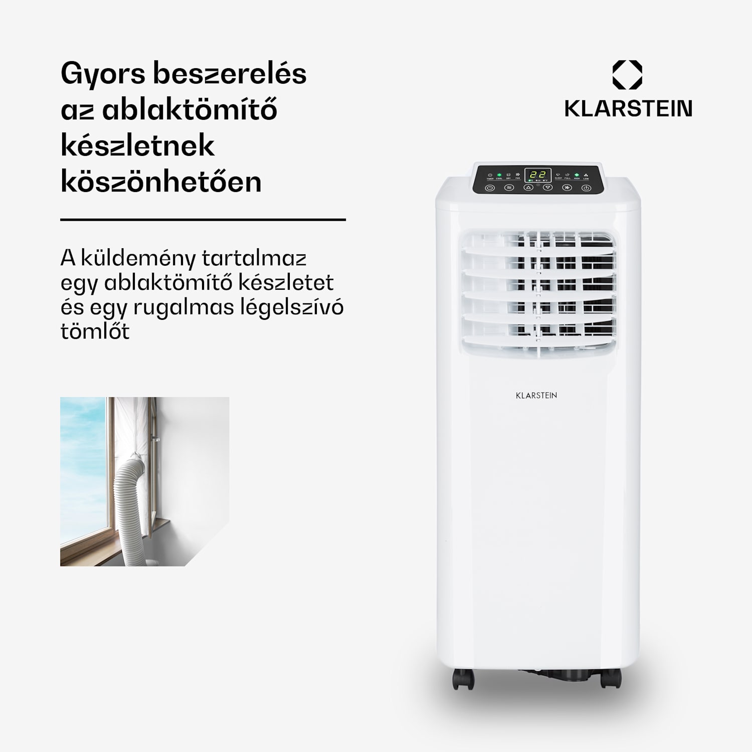 Pure Blizzard 3 2G 3 az 1-ben klíma, 808 W/7000 BTU, fehér 7.000 BTU | Nem | Fehér