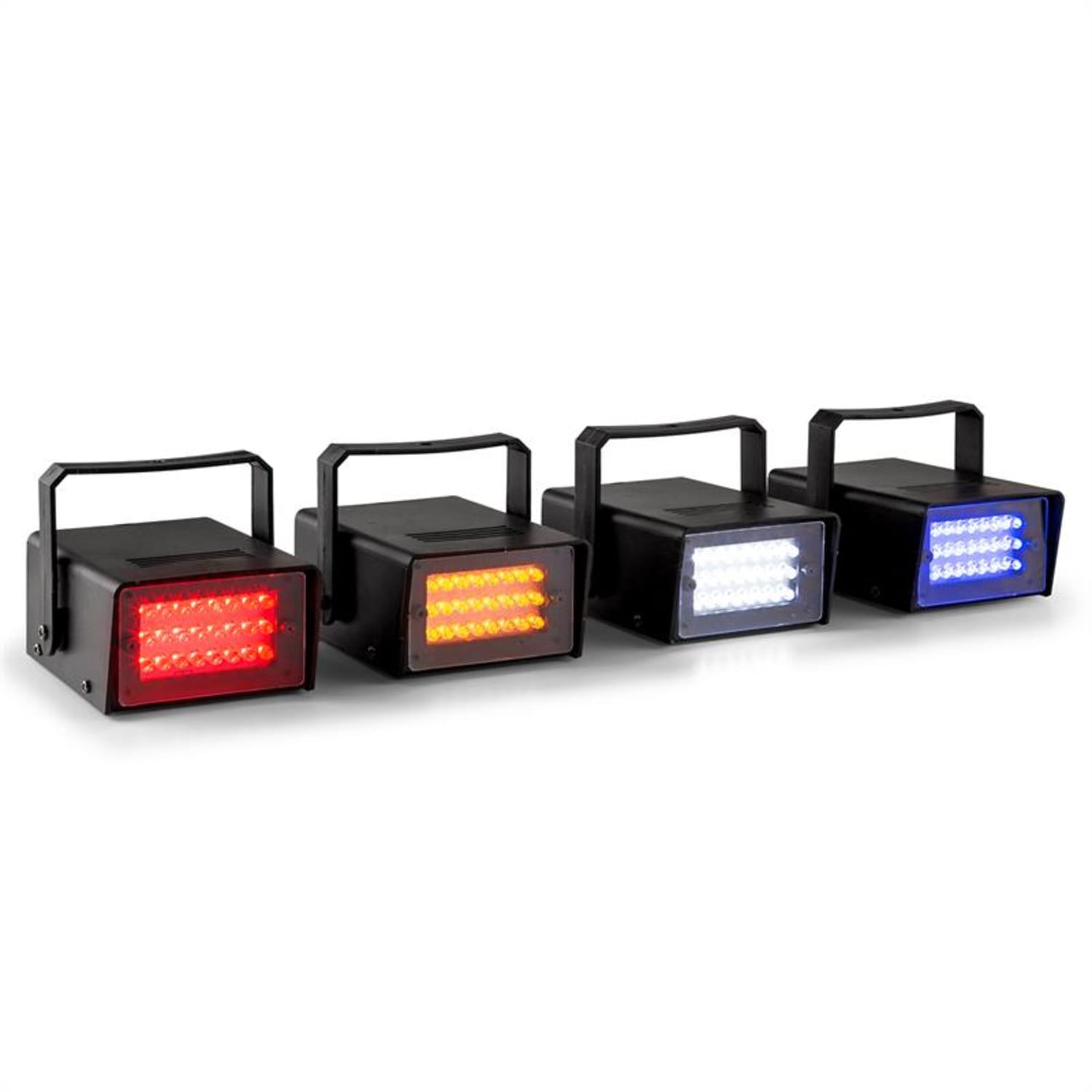mini stroboscope LED Set RGBW 4 parties 