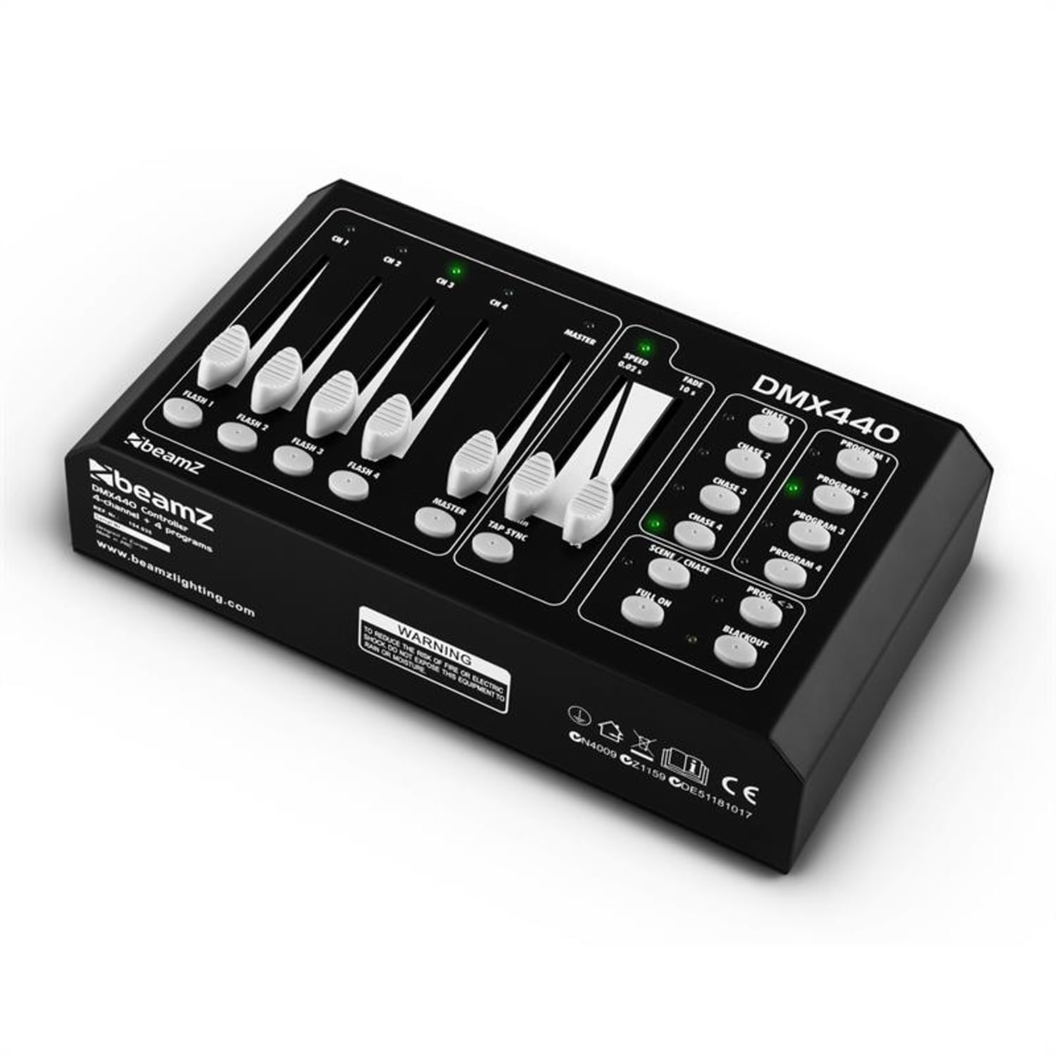 DMX440 4 kanalen DMX-controller 