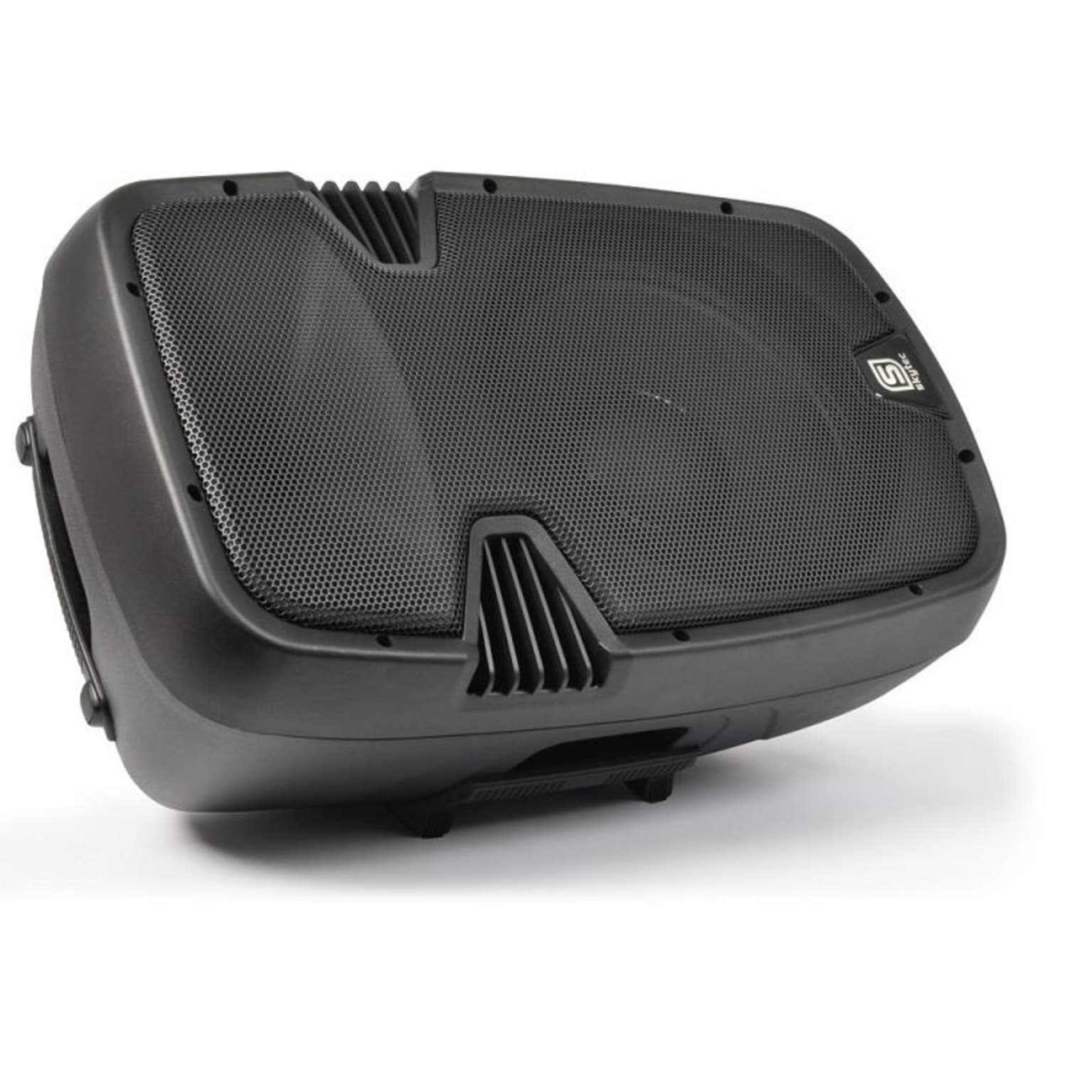 SPJ-1200A 30cm (12") Enceinte PA active 600W VHF AUX micro sans fil inclu 