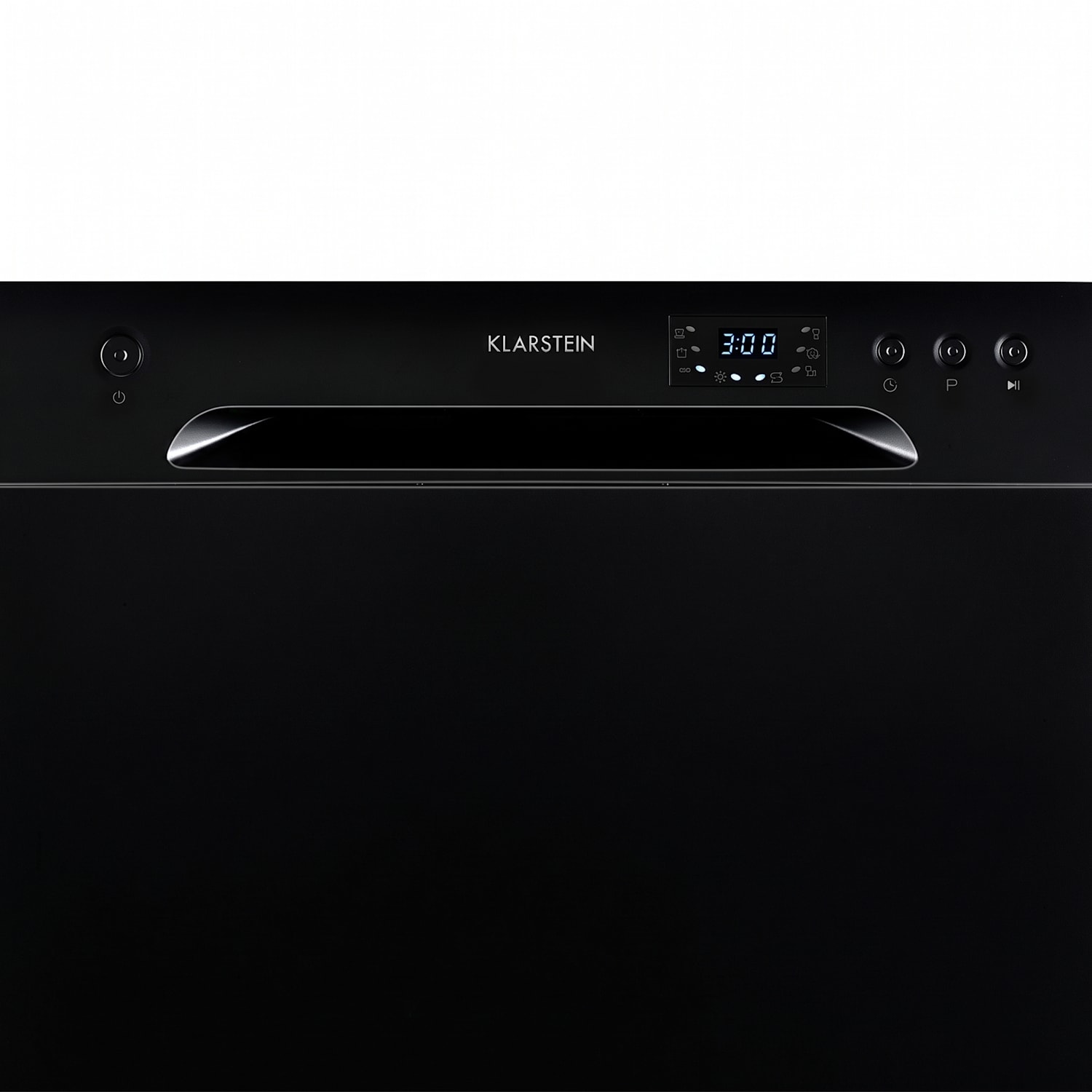 Amazonia 6 Dishwasher 1380W 6 place settings key operating section Black