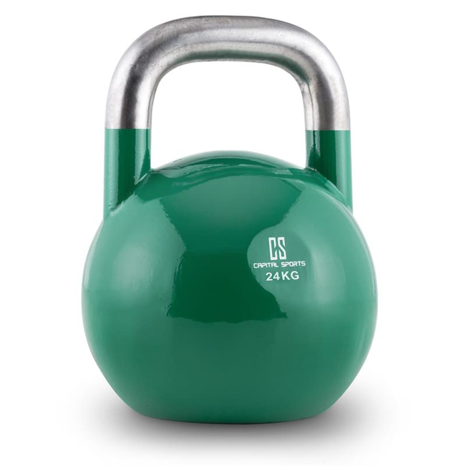 Compket Kettlebell haltère poids acier 24kg -vert 24 kg