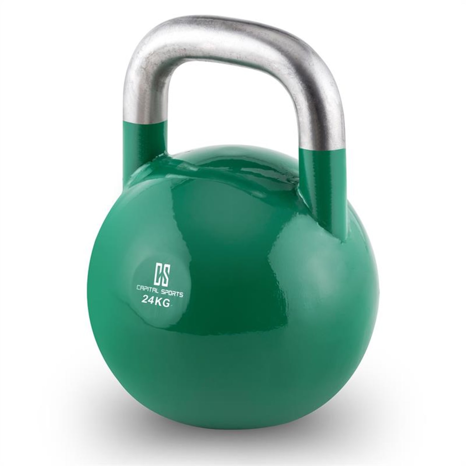 Compket Kettlebell haltère poids acier 24kg -vert 24 kg