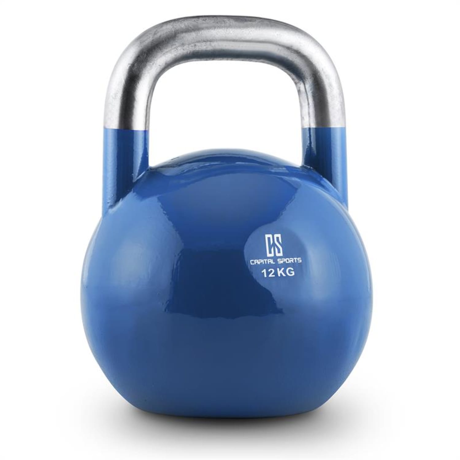 Compket Kettlebell haltère poids acier 12kg -bleu 12 kg