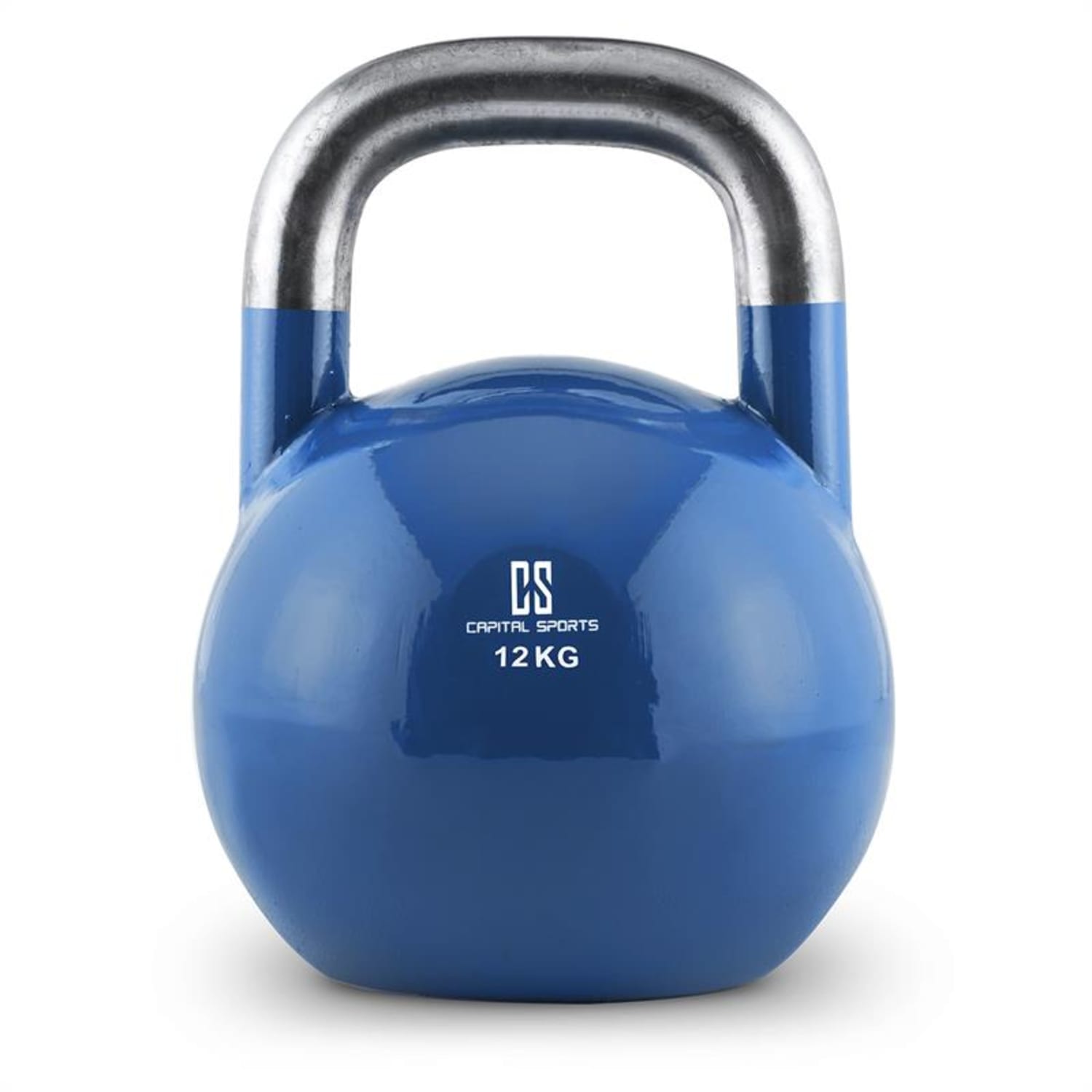 Compket Kettlebell haltère poids acier 12kg -bleu 12 kg