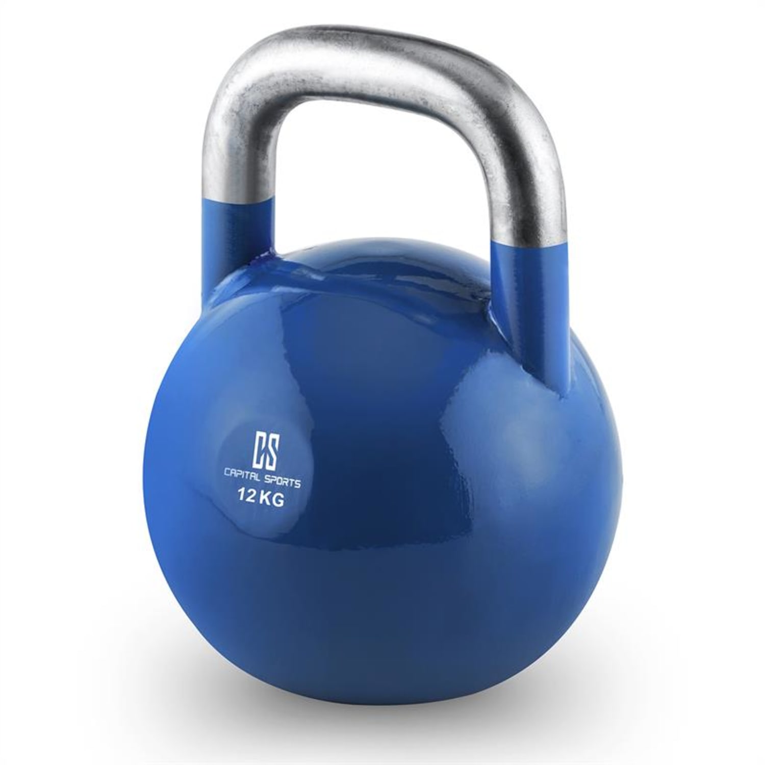 Compket Kettlebell haltère poids acier 12kg -bleu 12 kg