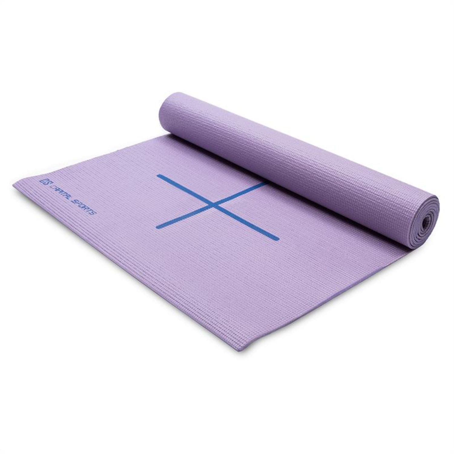 Yogamatte, 173 x 60 cm, gymnastická podložka, fialová, včetně tašky přes rameno Fialová