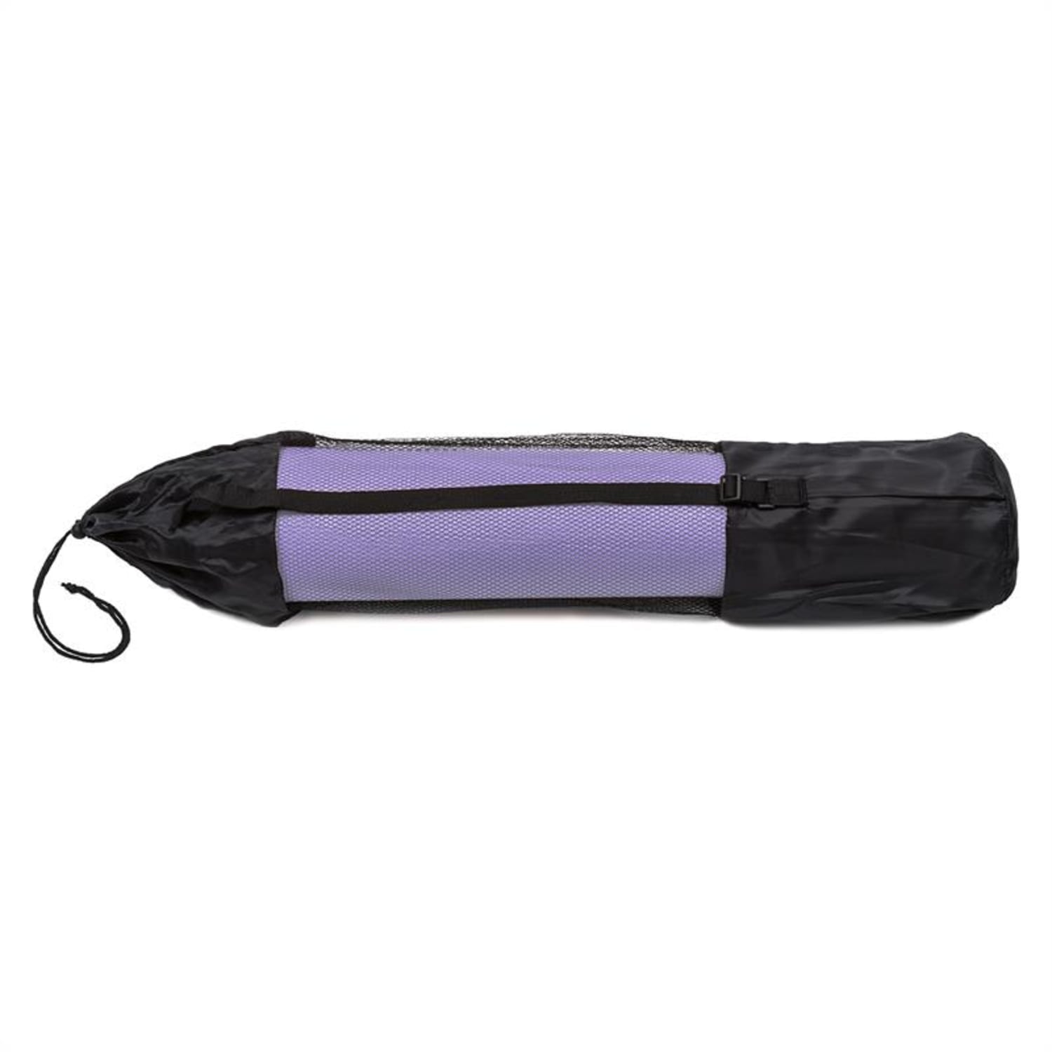 Yogamatte, 173 x 60 cm, gymnastická podložka, fialová, včetně tašky přes rameno Fialová