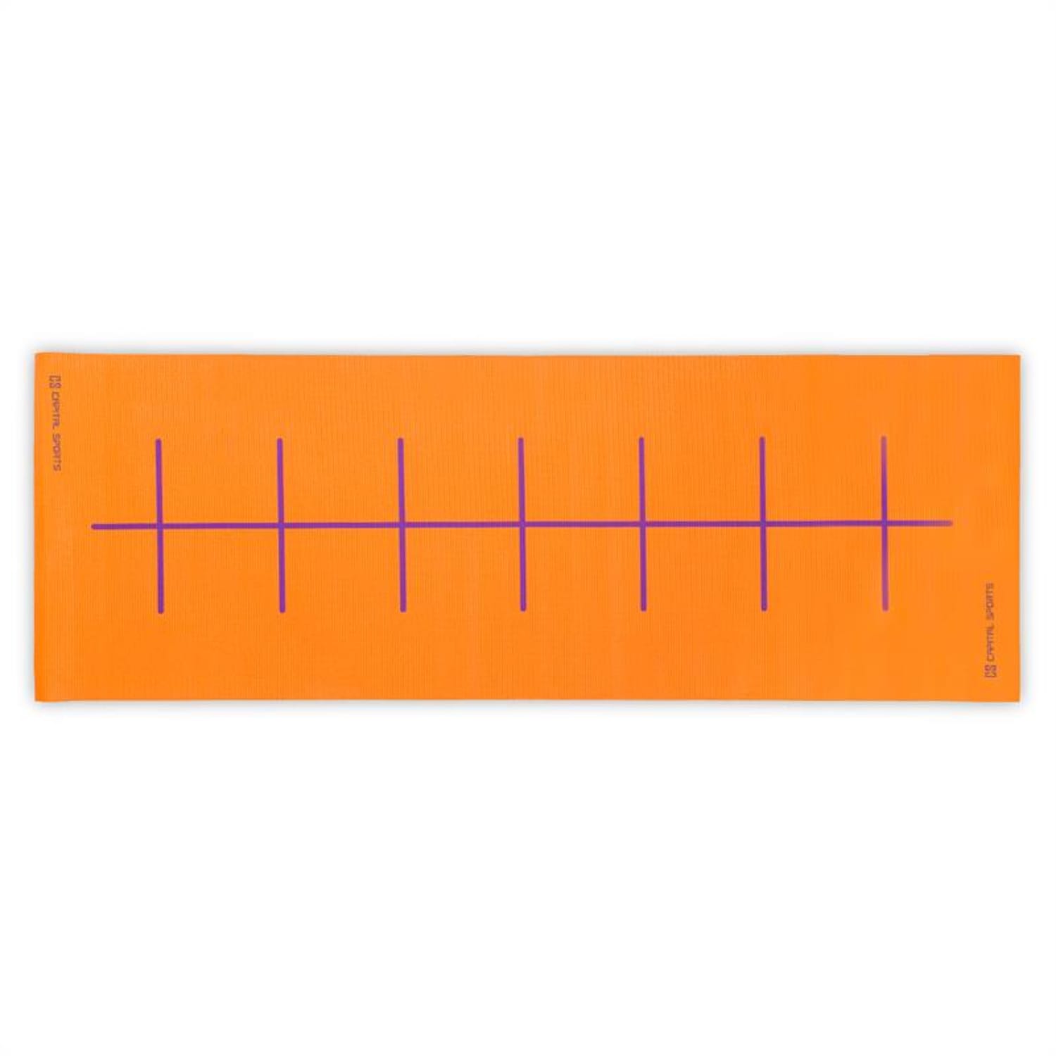 Capital Sports de yoga mat exercițiu mat 173 x 60 cm portocaliu incl. Bag Portocaliu