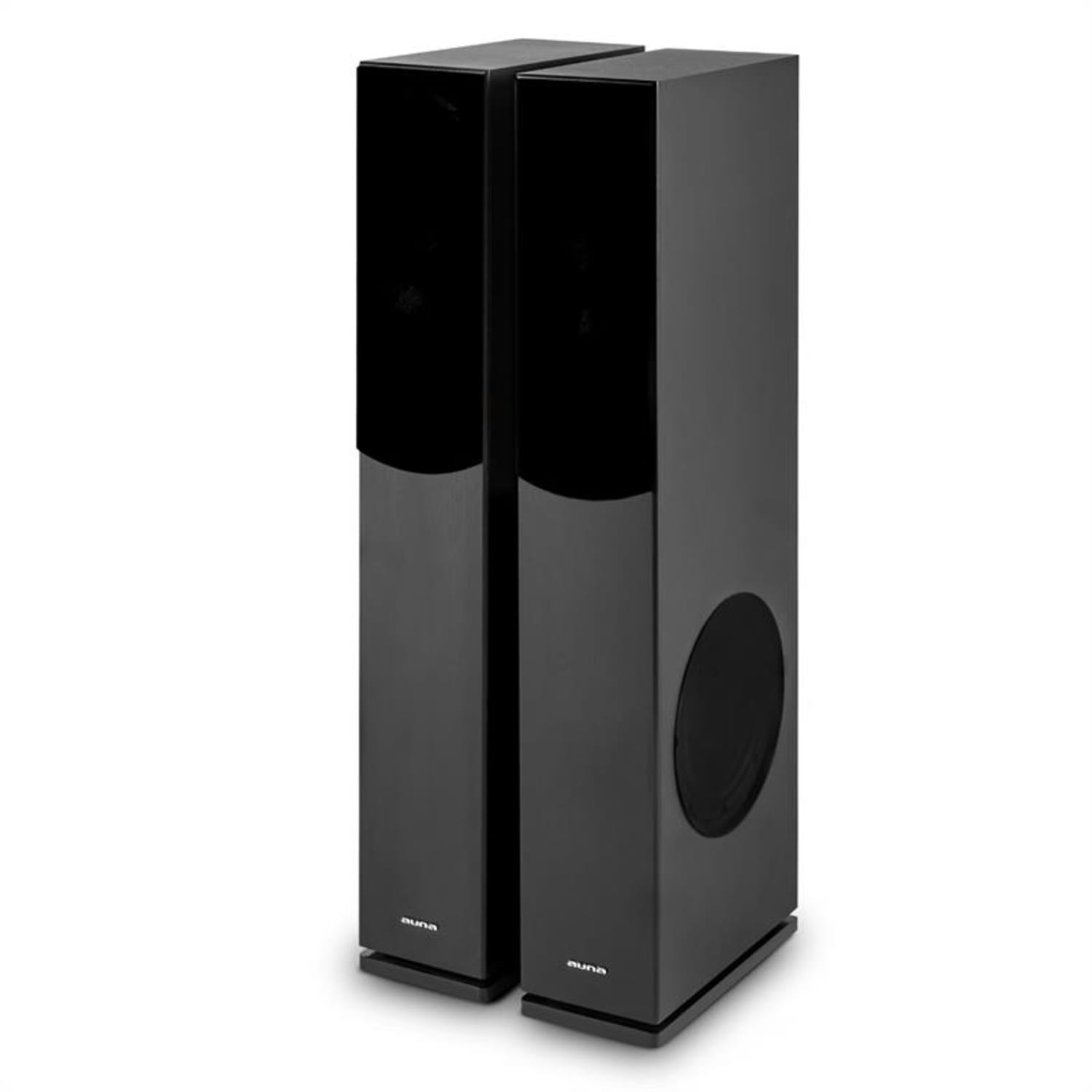 Linie 501 FS BK Standlautsprecher Paar 280W passiv schwarz Schwarzes Holz