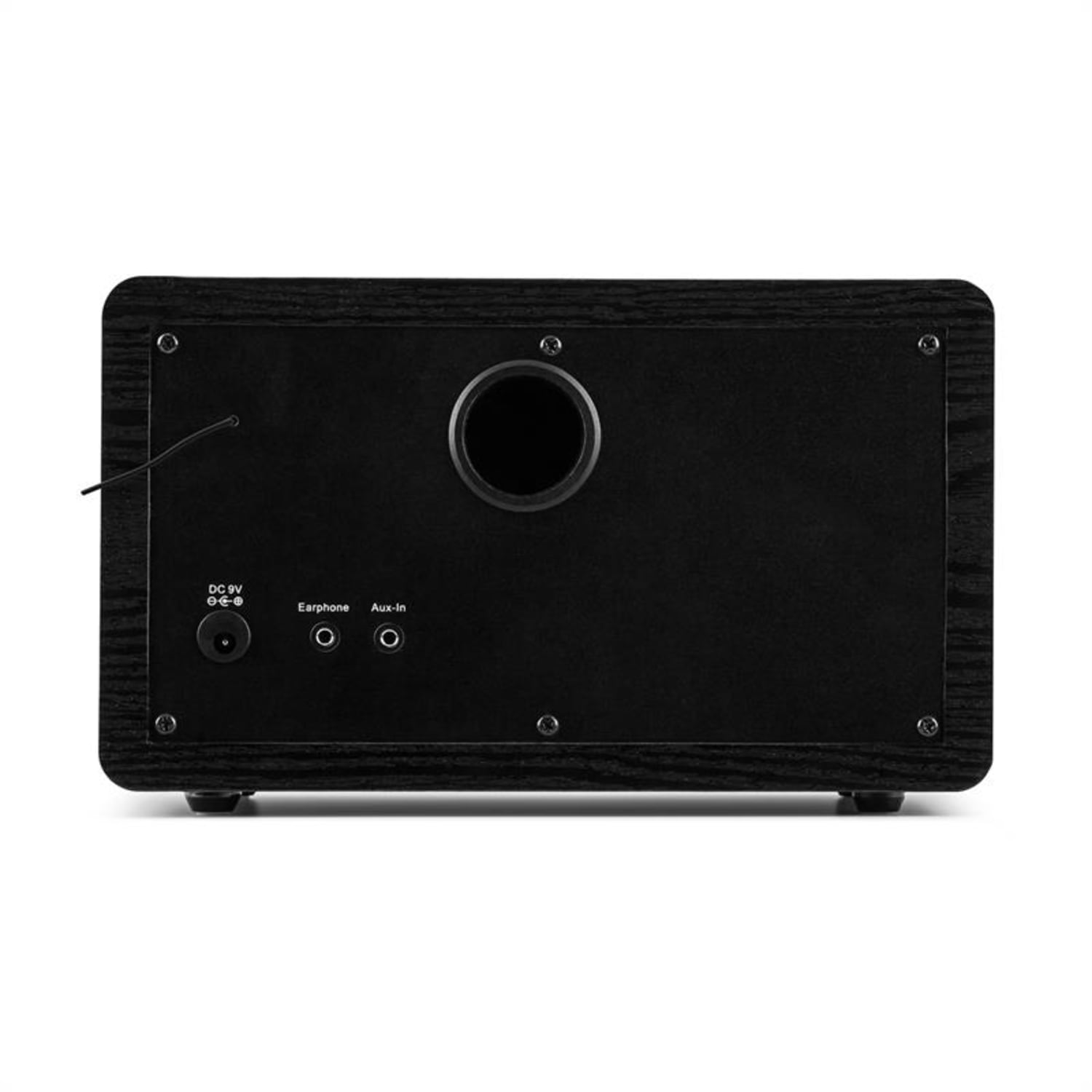 IR-150 Radio por Internet VHF DLNA WLAN Retro Mando a distancia Negro 