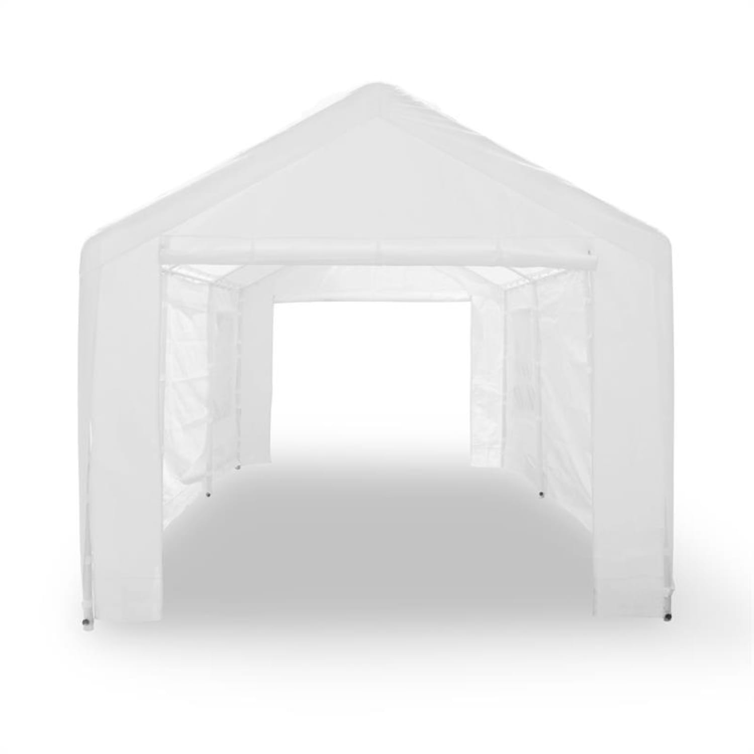 Lofty Palace Pavillon Partyzelt 3x6m PE feuerfest Vordach Belüftung