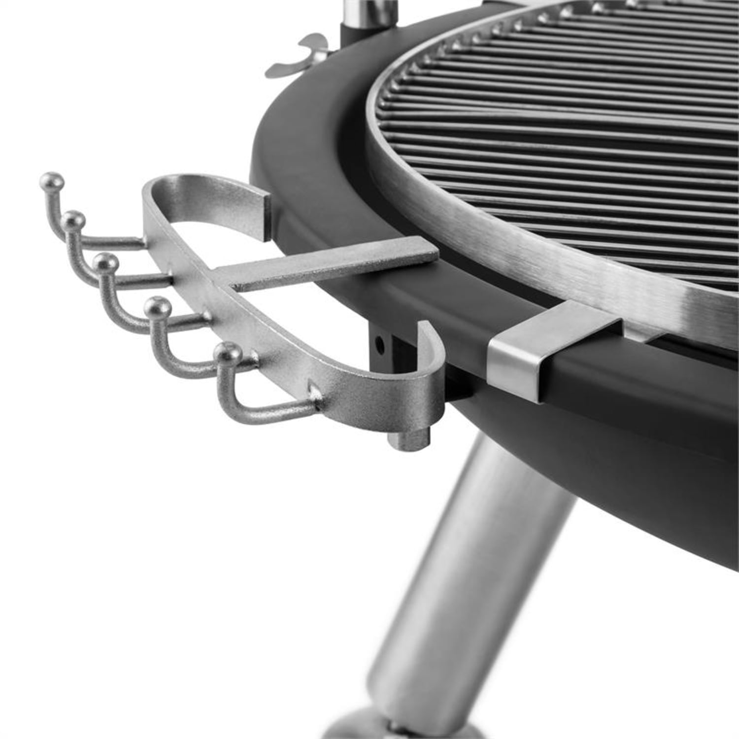 Turion, wiszący grill obrotowy, misa paleniskowa, Ø 80 cm, BBQ, napęd linowy, stal nierdzewna 