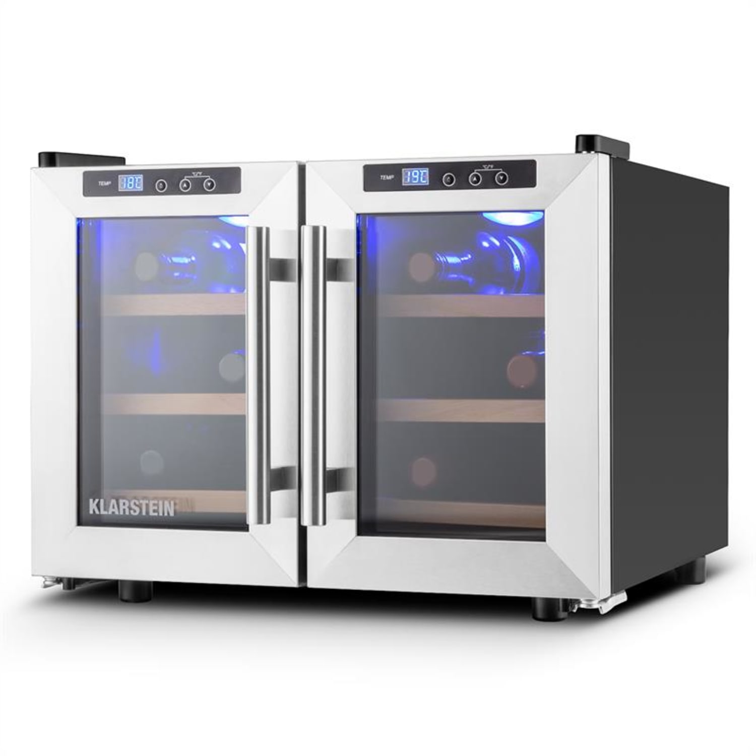 Reserva Saloon Cave à vins réfrigérée 12 bouteilles 40 litres acier LED 