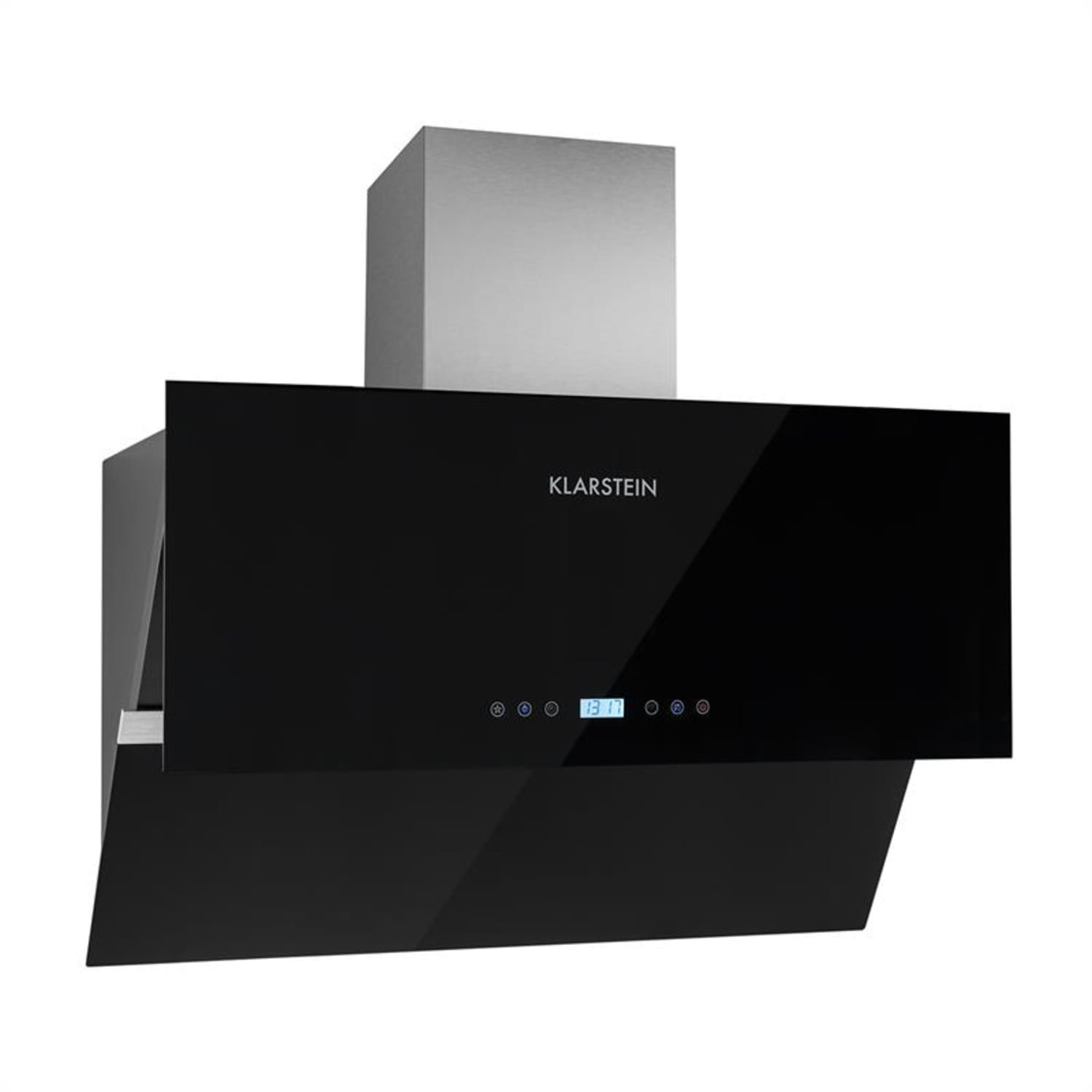 KLARSTEIN AUREA VII, 195 W, 90CM, KUHINJSKA NAPA, 550 M³/H, TOUCH GLAS 90 | Črna