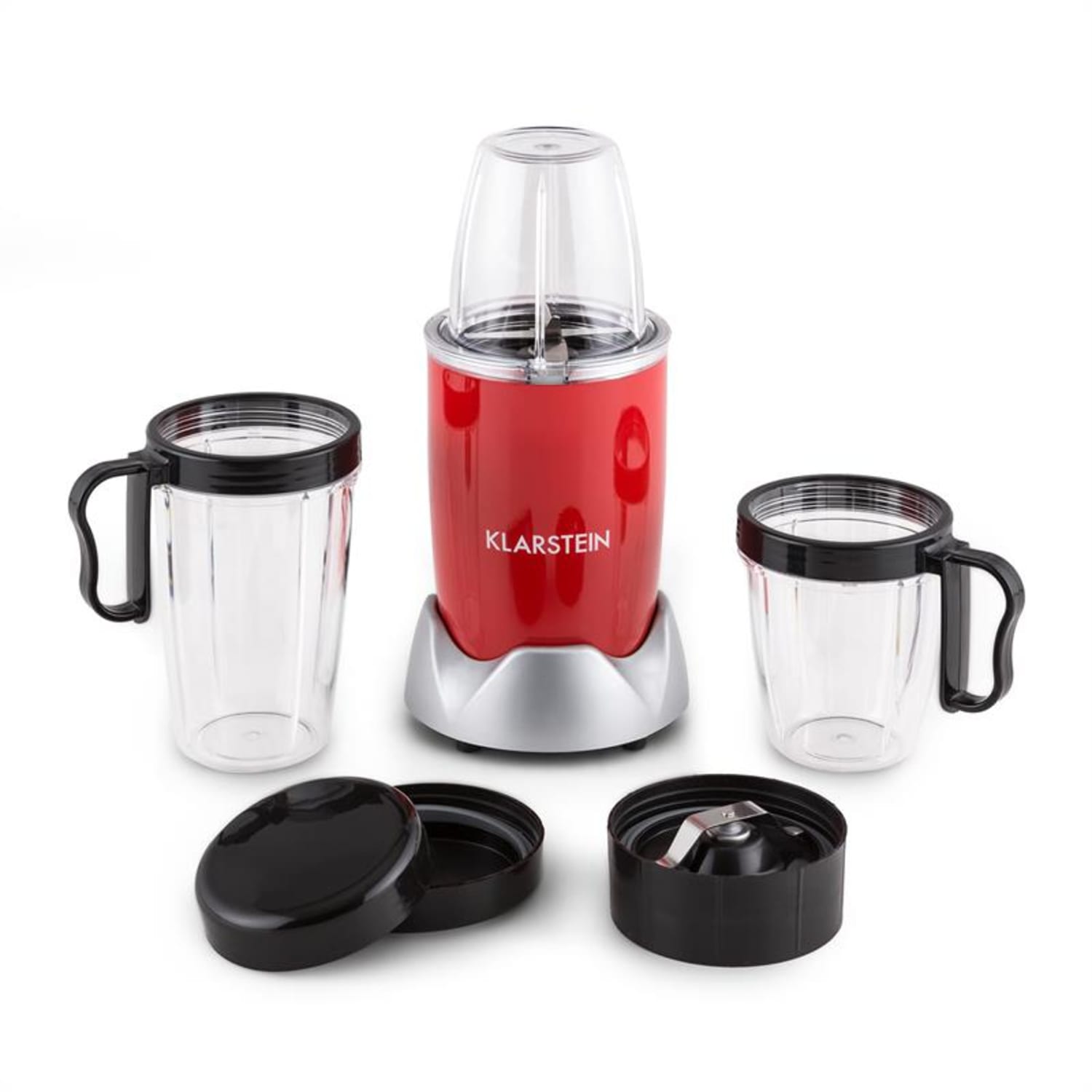 NutriRocket mikser do smoothie wielofunkcyjny 10-częściowy 700W czerwony Czerwony