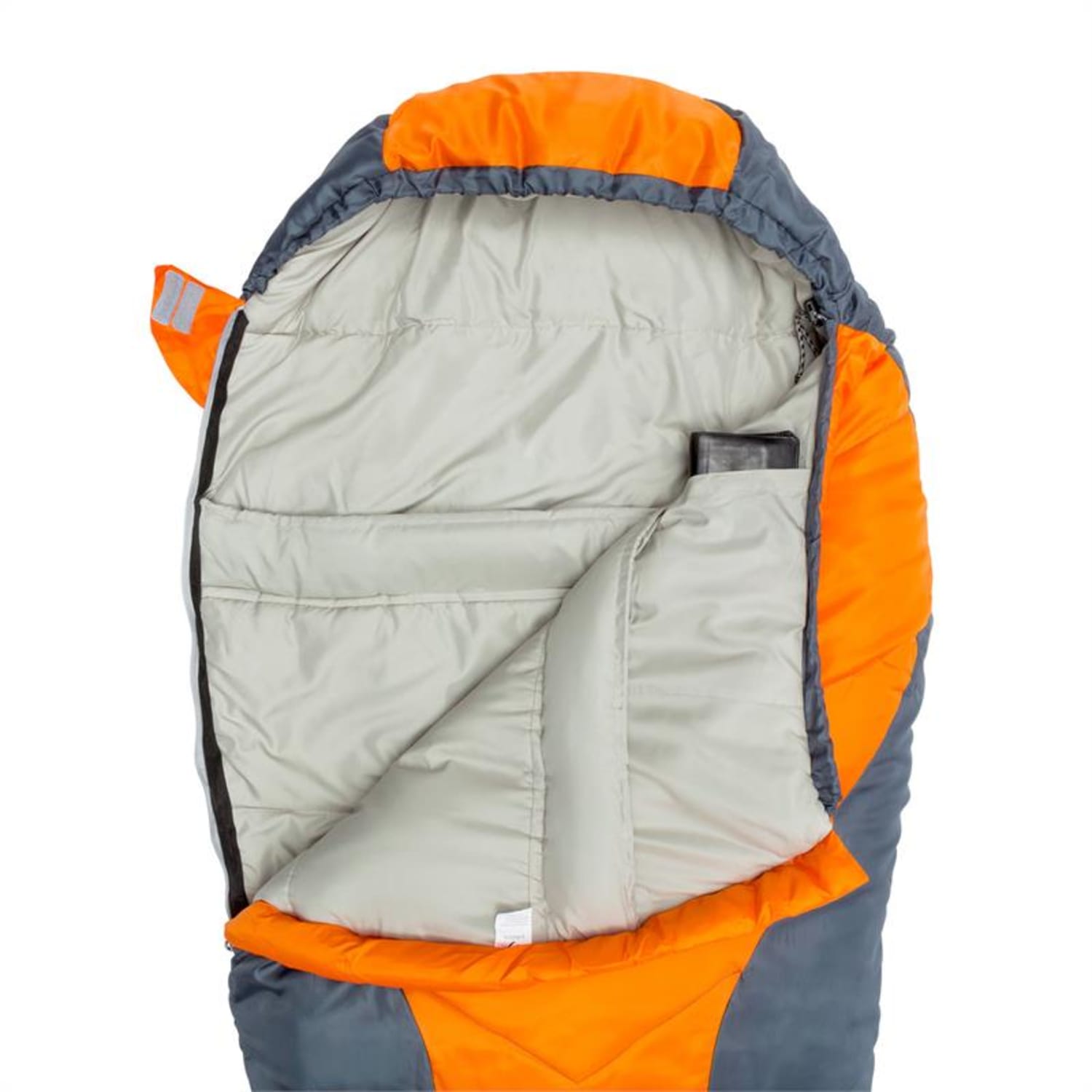 CabrilhoSac de couchage momie junior réglable 300g/m² polyester orange Orange