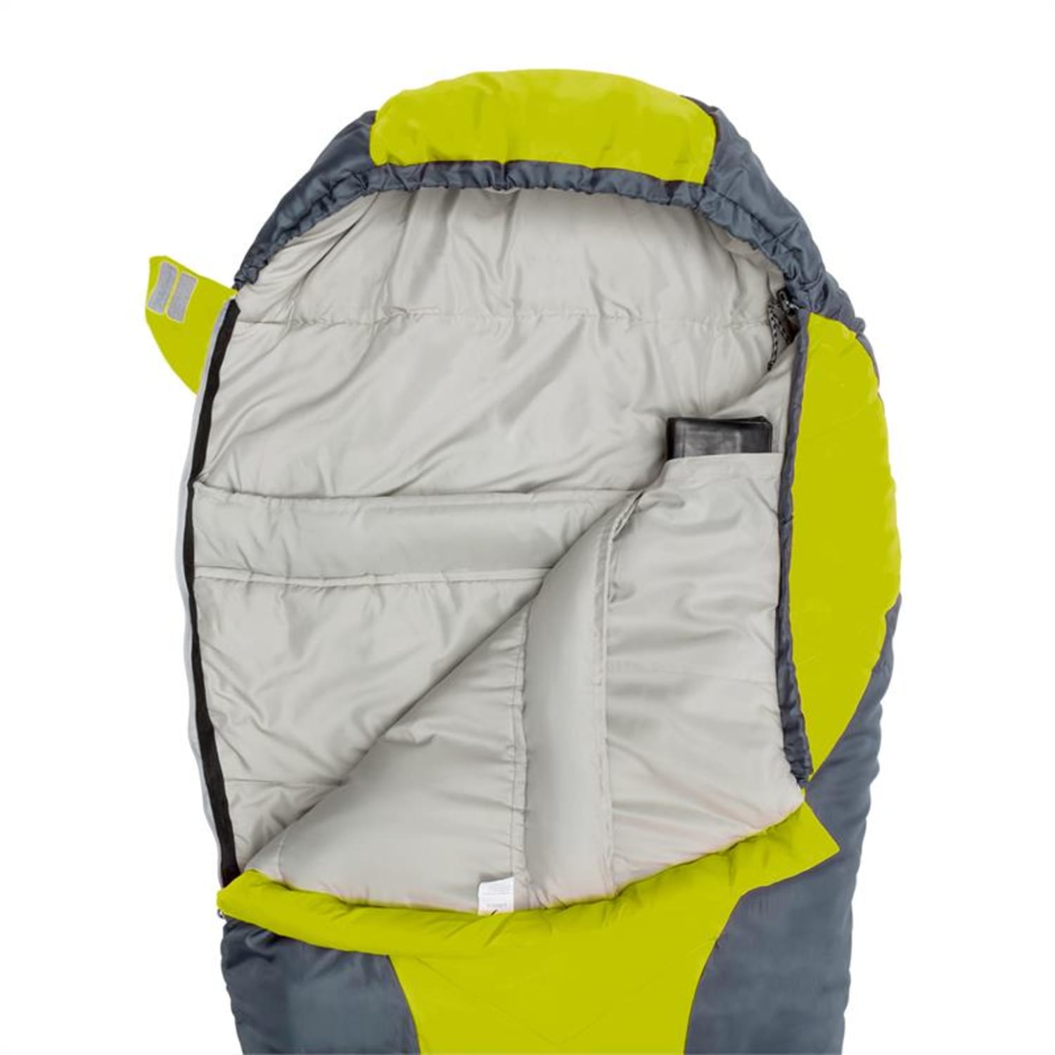 OlearusSac de couchage momie junior réglable 300g/m² polyester Vert