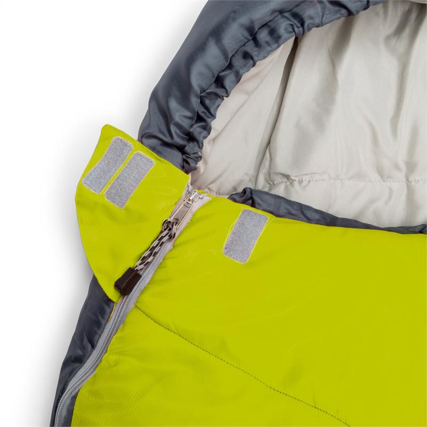 OlearusSac de couchage momie junior réglable 300g/m² polyester Vert