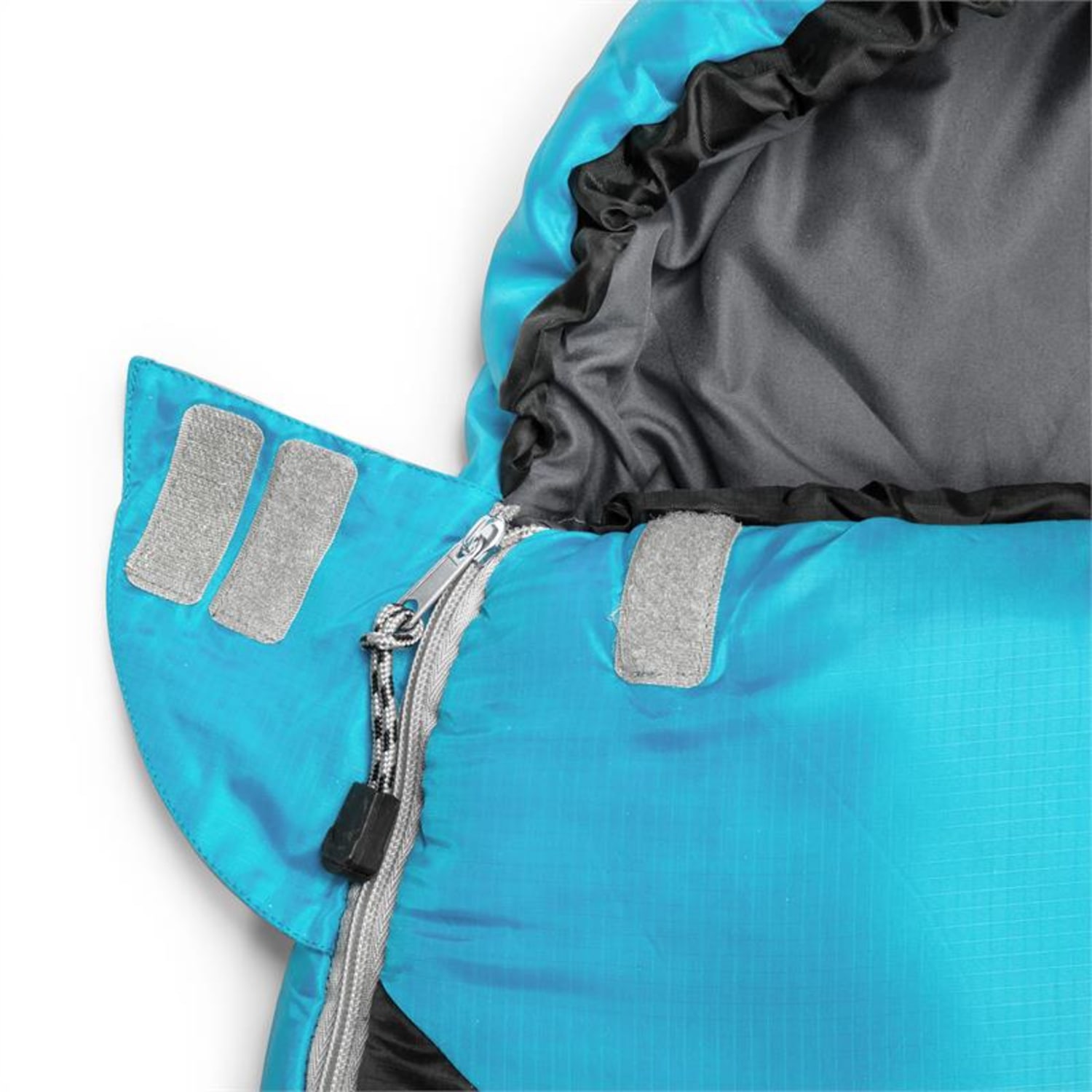 Pjanda Sac de couchage momie junior réglable 300g/m² polyester Bleu