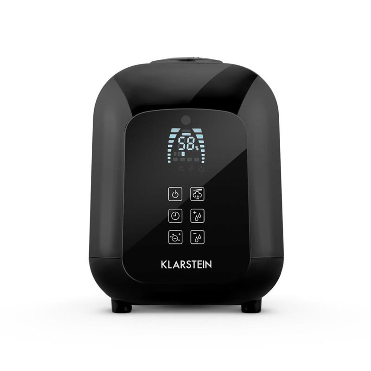 Sevilla Humidificateur d'air Ioniseur Aromathérapie Ultrason 4,5L -noir Noir