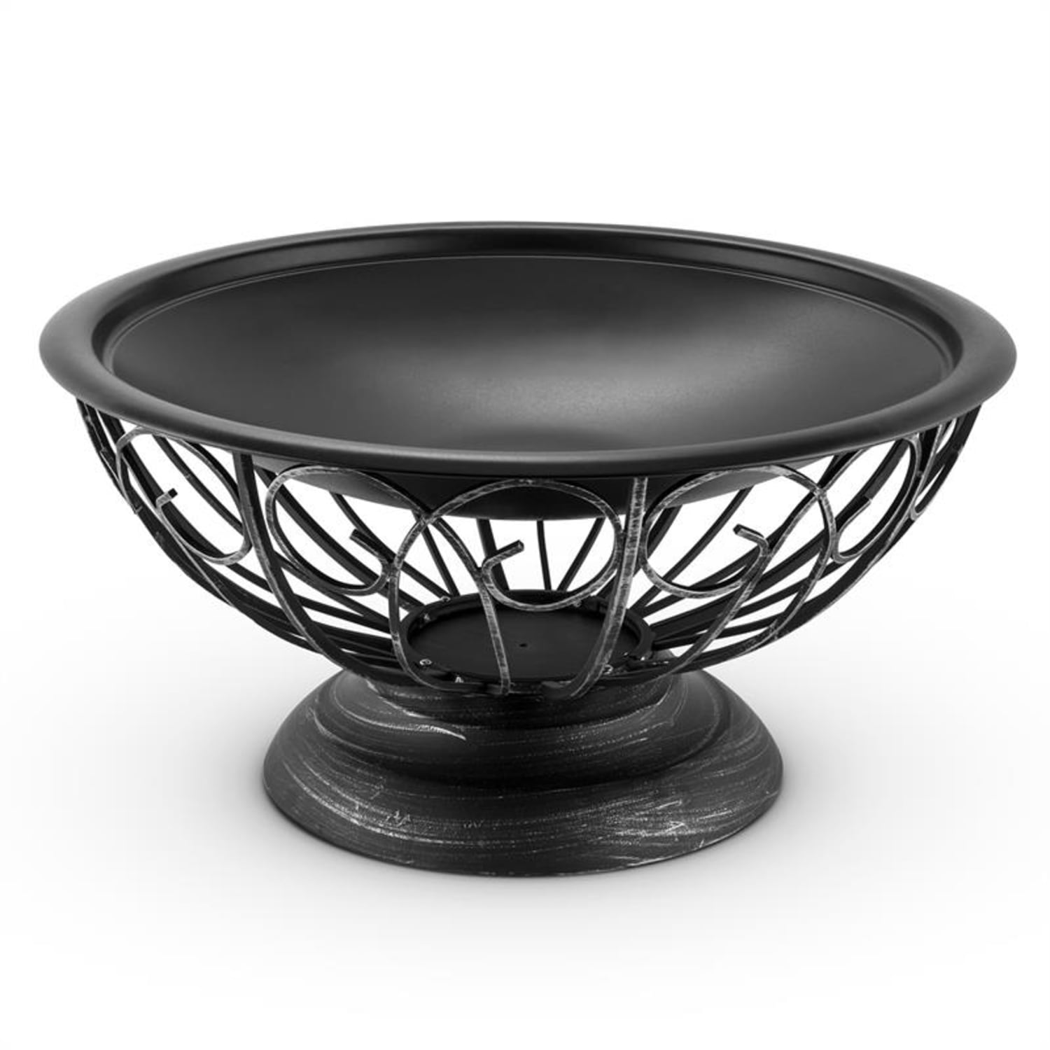 Tulip, tűzrakóhely, Ø 75 cm, grill, védelem a szikrák ellen, acél, polírozott 