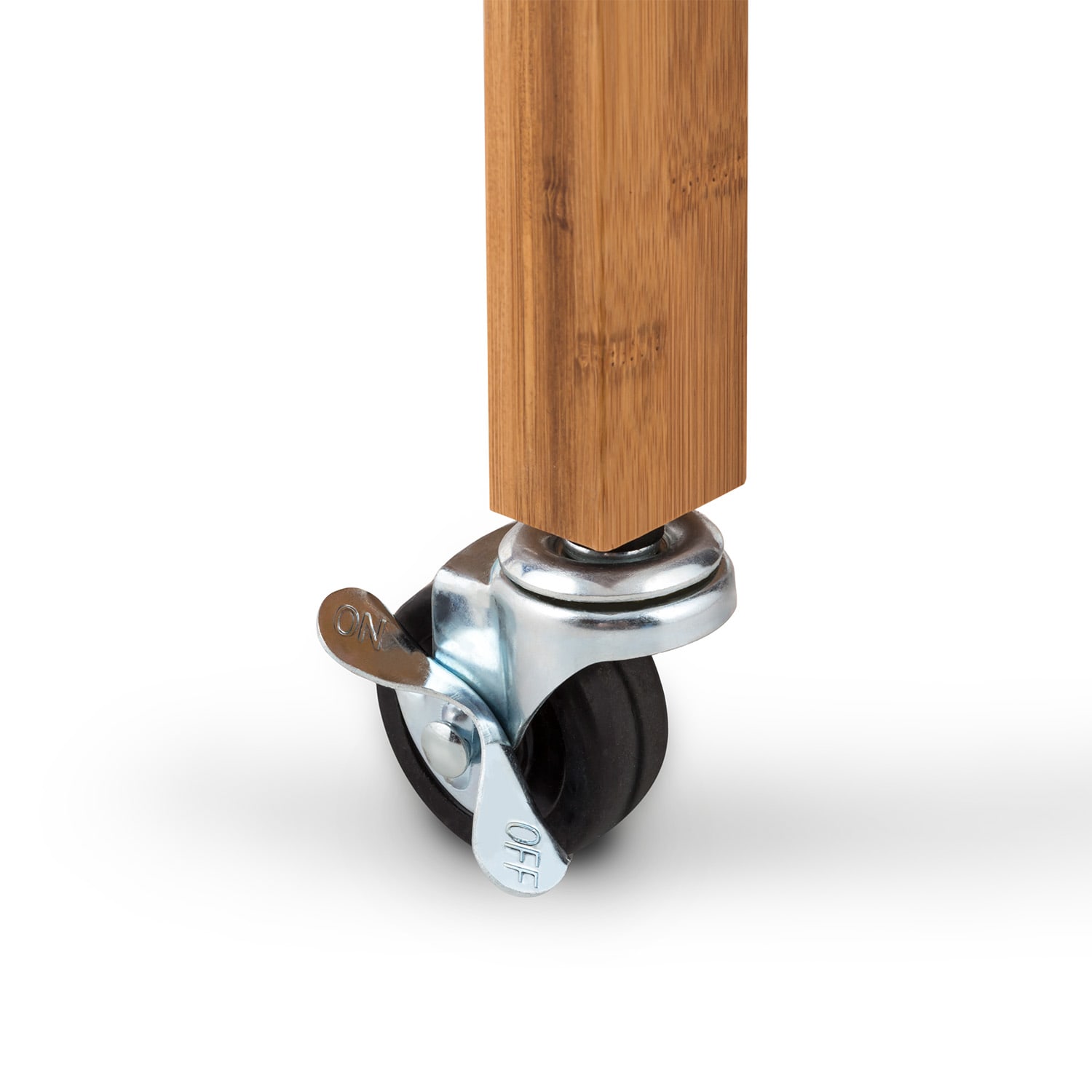 Tennessee, wózek do serwowania, wózek kuchenny, 4 półki, drewno, granit, mobilny 