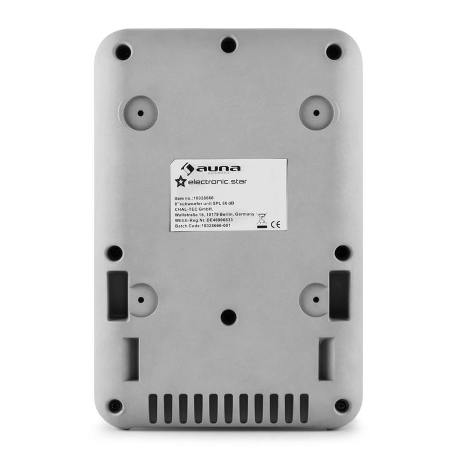 Blackseat 8 Subwoofer activo para coche 20cm (8") 200W Bajo asiento Mando a distancia 