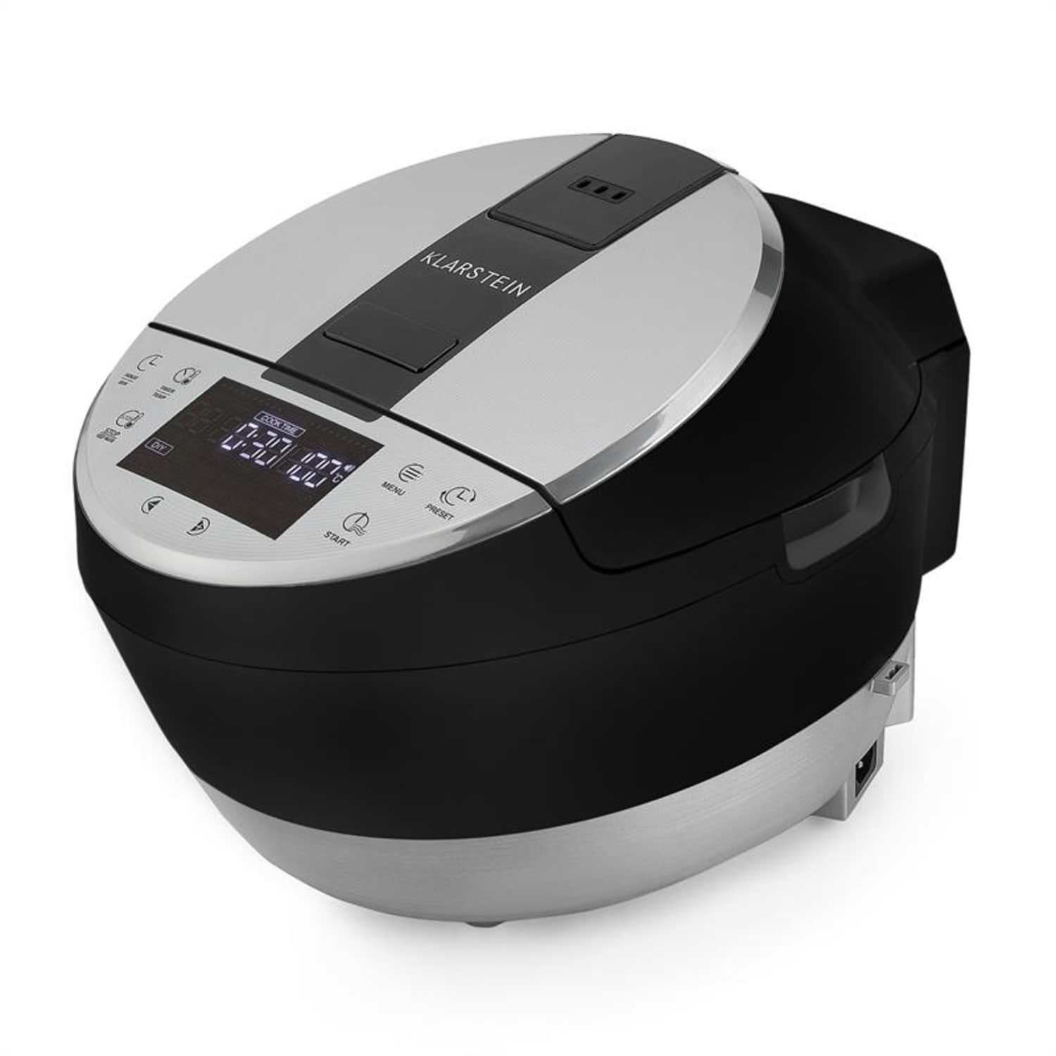 Hotpot, 950W, negru, vas multifuncțional, multi cooker, 23 în 1, 5 litri, la atingere Negru