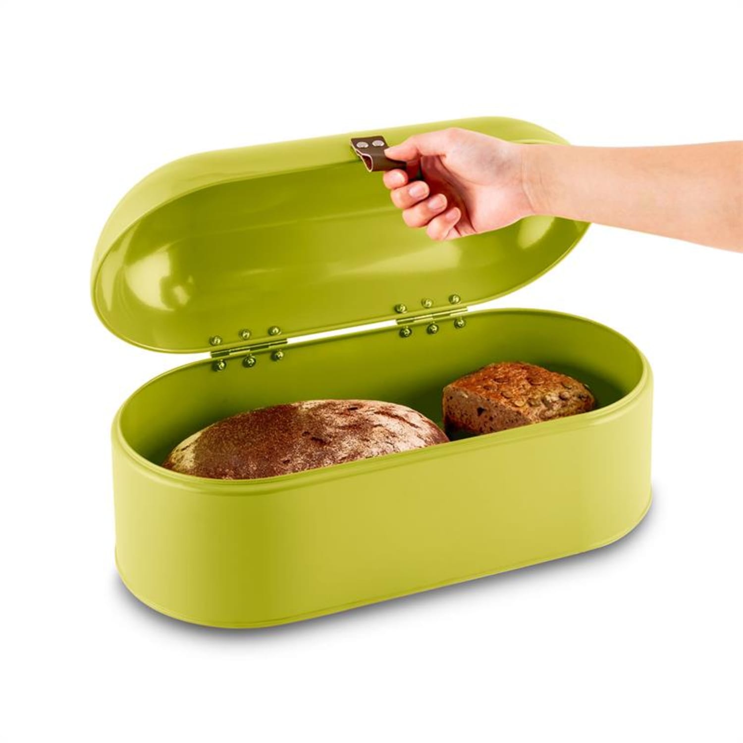Klarstein Ciabatta Verde 2, zelený retro chlebník, 14,5 l Zelená