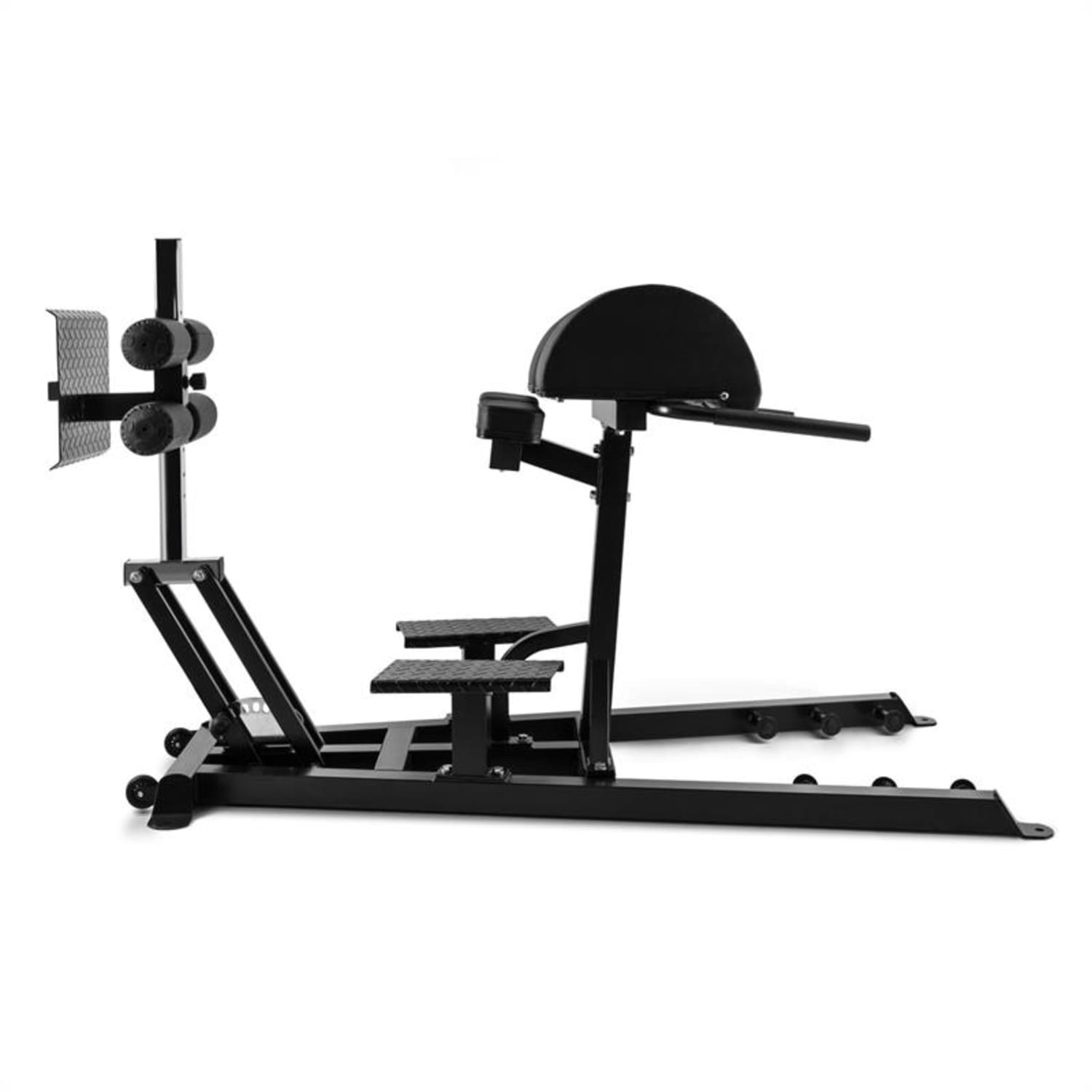 Faece Roman Chair, fekete, GHD, acél, műbőr