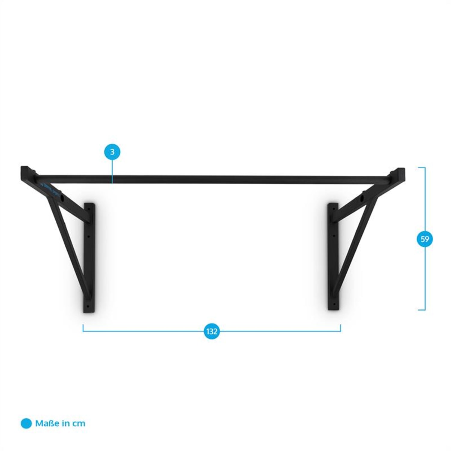 Dominat Edition chin up bar zwart staal 