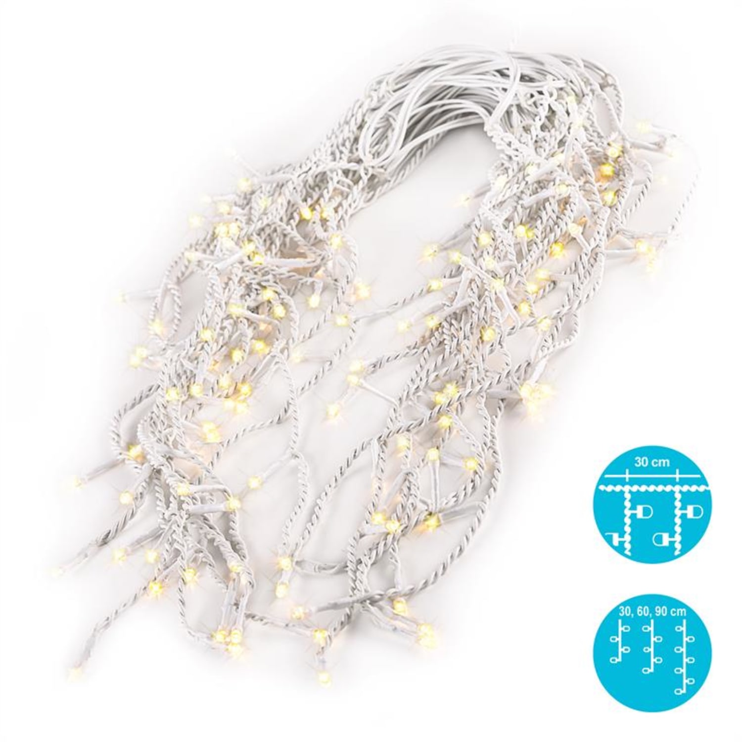 Dreamhouse Flash Guirlande lumineuse de Noël8m 160x LED Effet flash - blanc chaud 8 m | Blanc Chaud