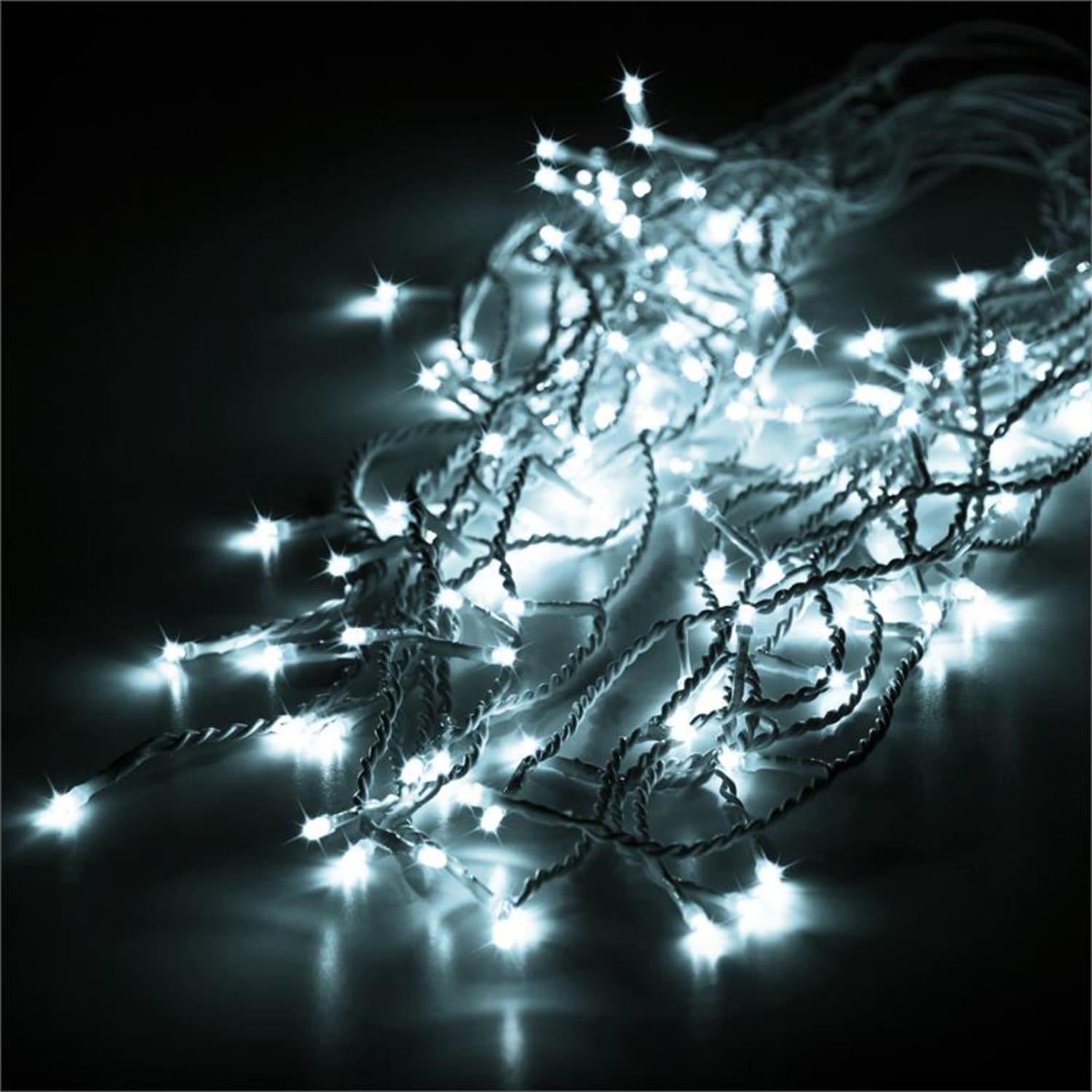 Dreamhouse Flash Guirlande lumineuse de Noël 16m 320x LED Effet flash - blanc glacé 16 m | Blanc Froid
