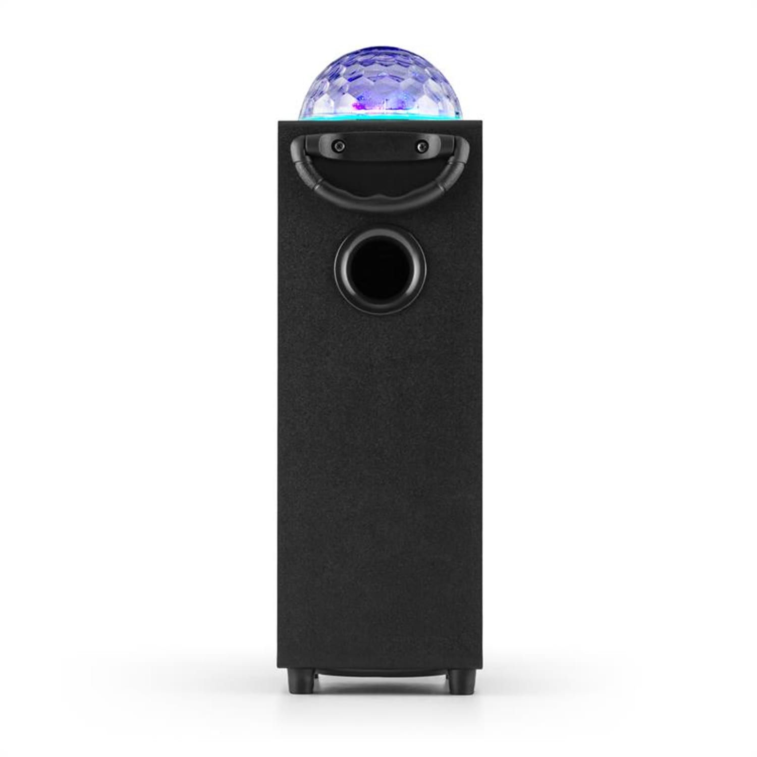 Discostar Black draagbare 2.1 -bluetooth luidspreker USB batterij LED micro Zwart