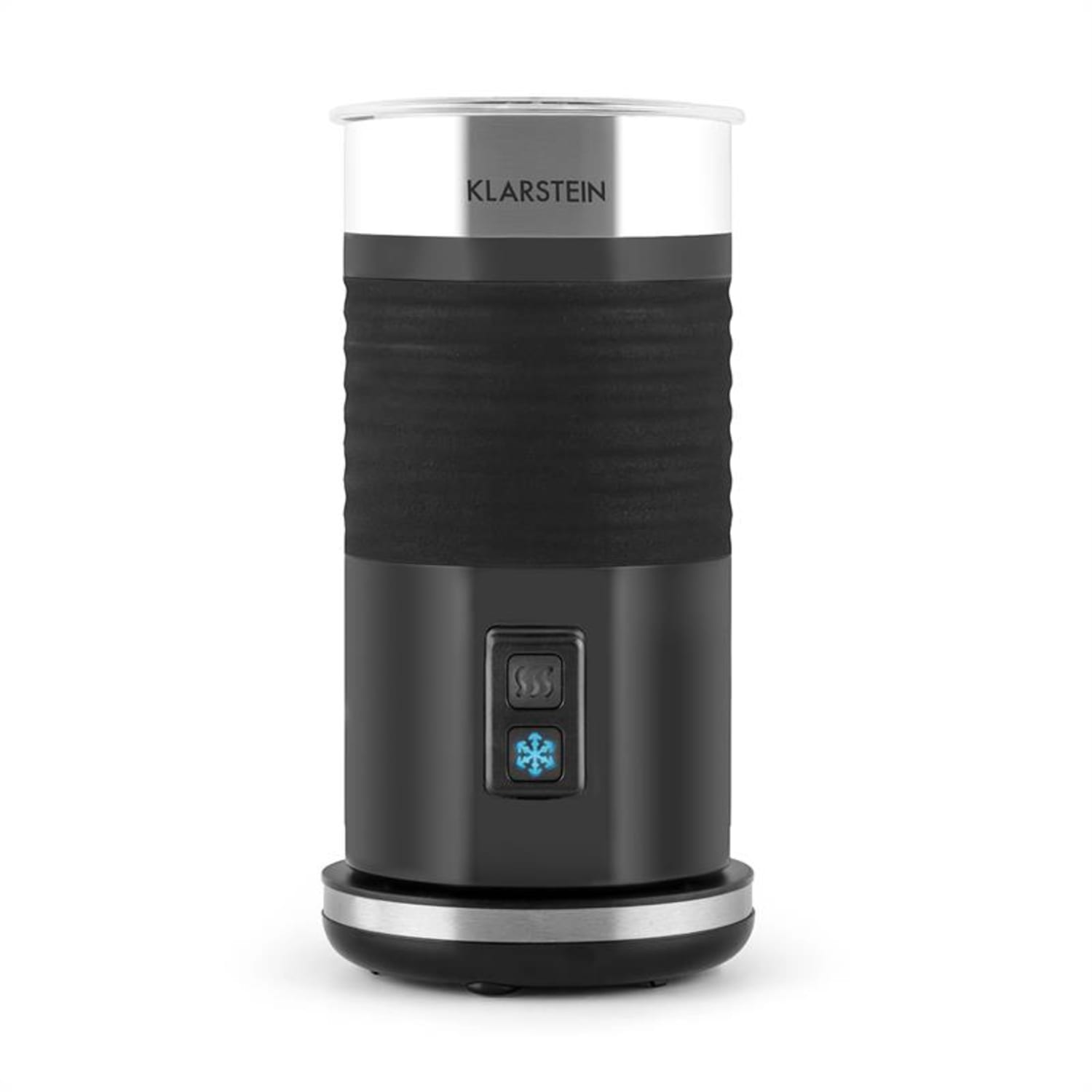 Klarstein Biancolatte Nero, 500 W, 200 ml, naprava za penjenje mleka, 3-v-1 kuhalnik za vodo Črna