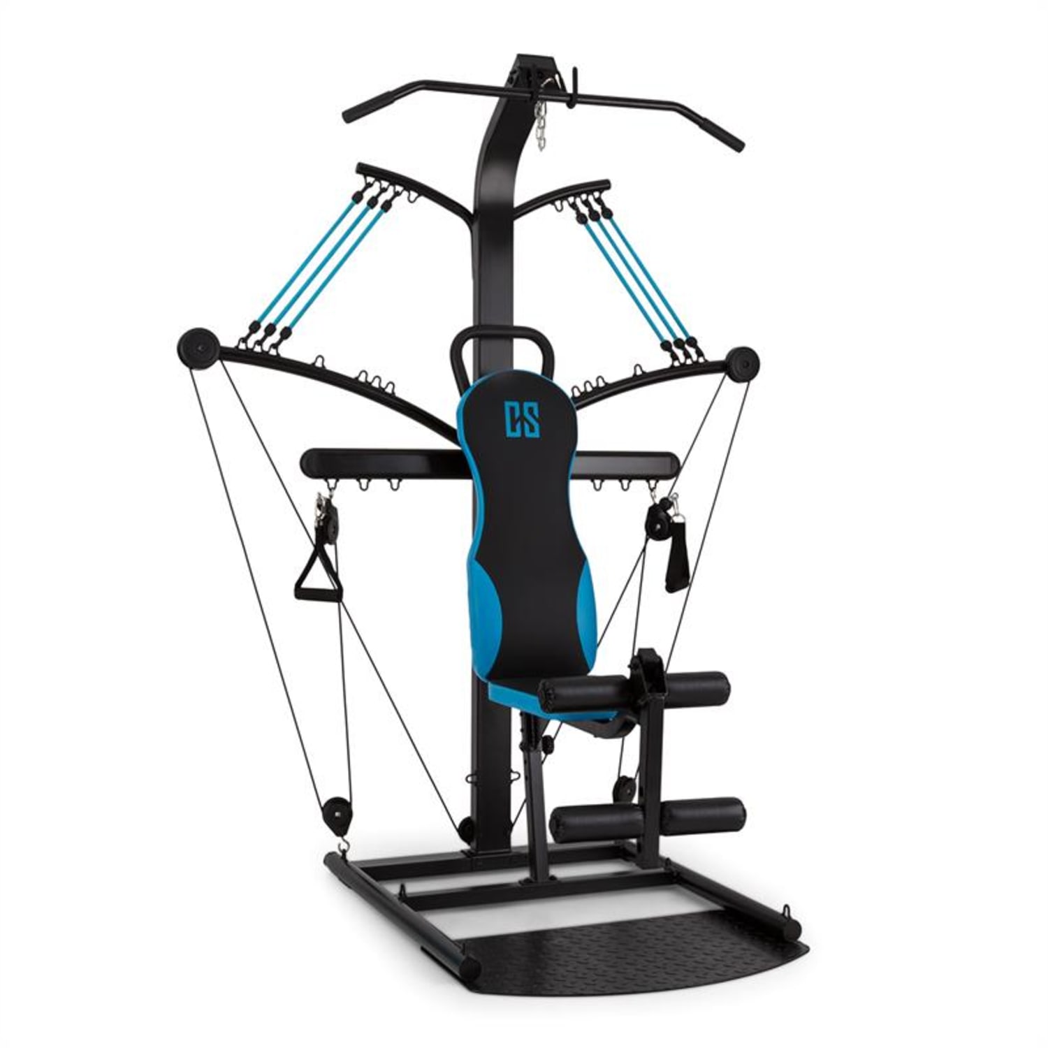 Hawser Appareil fitness câble noir/bleu acier Noir