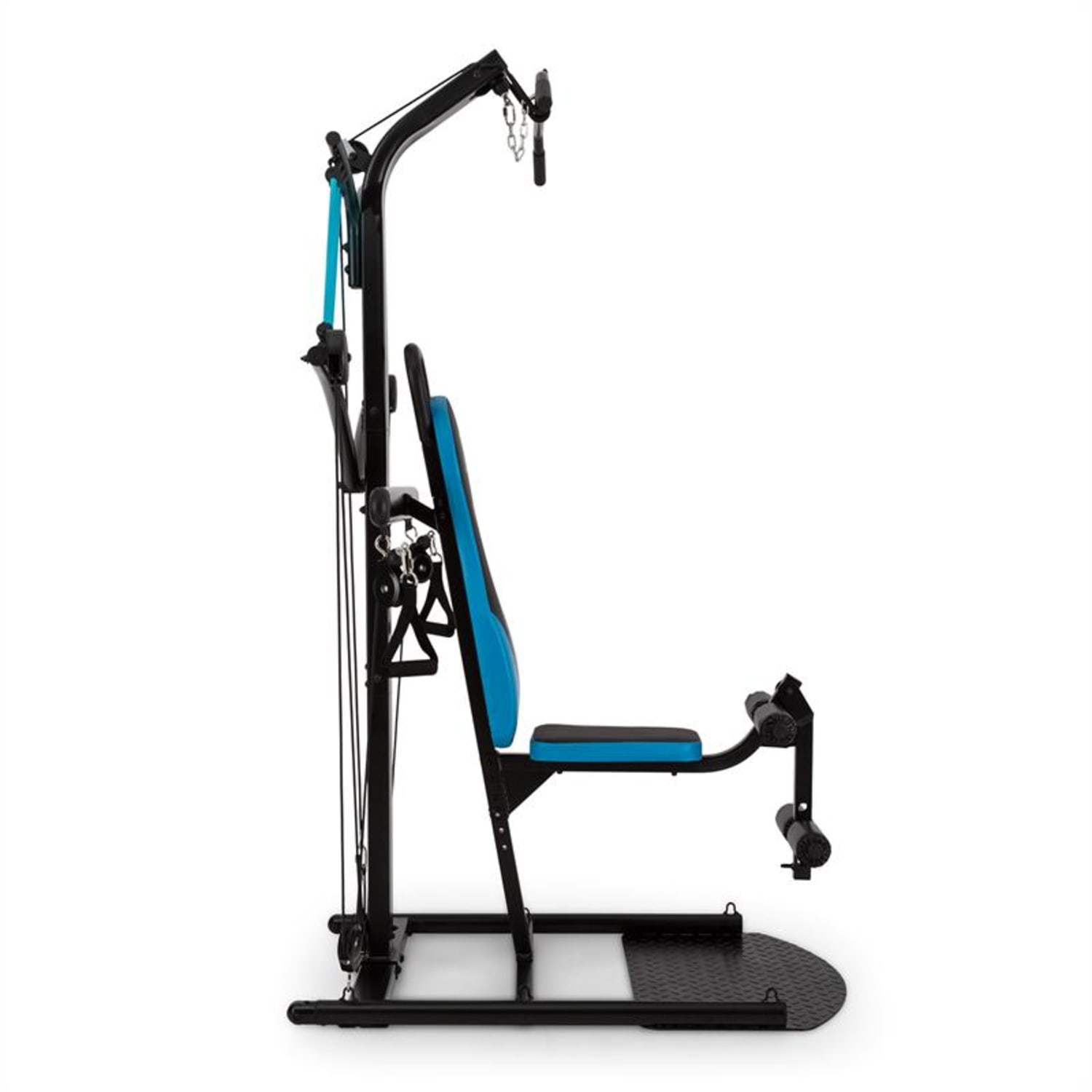 Hawser Appareil fitness câble noir/bleu acier Noir